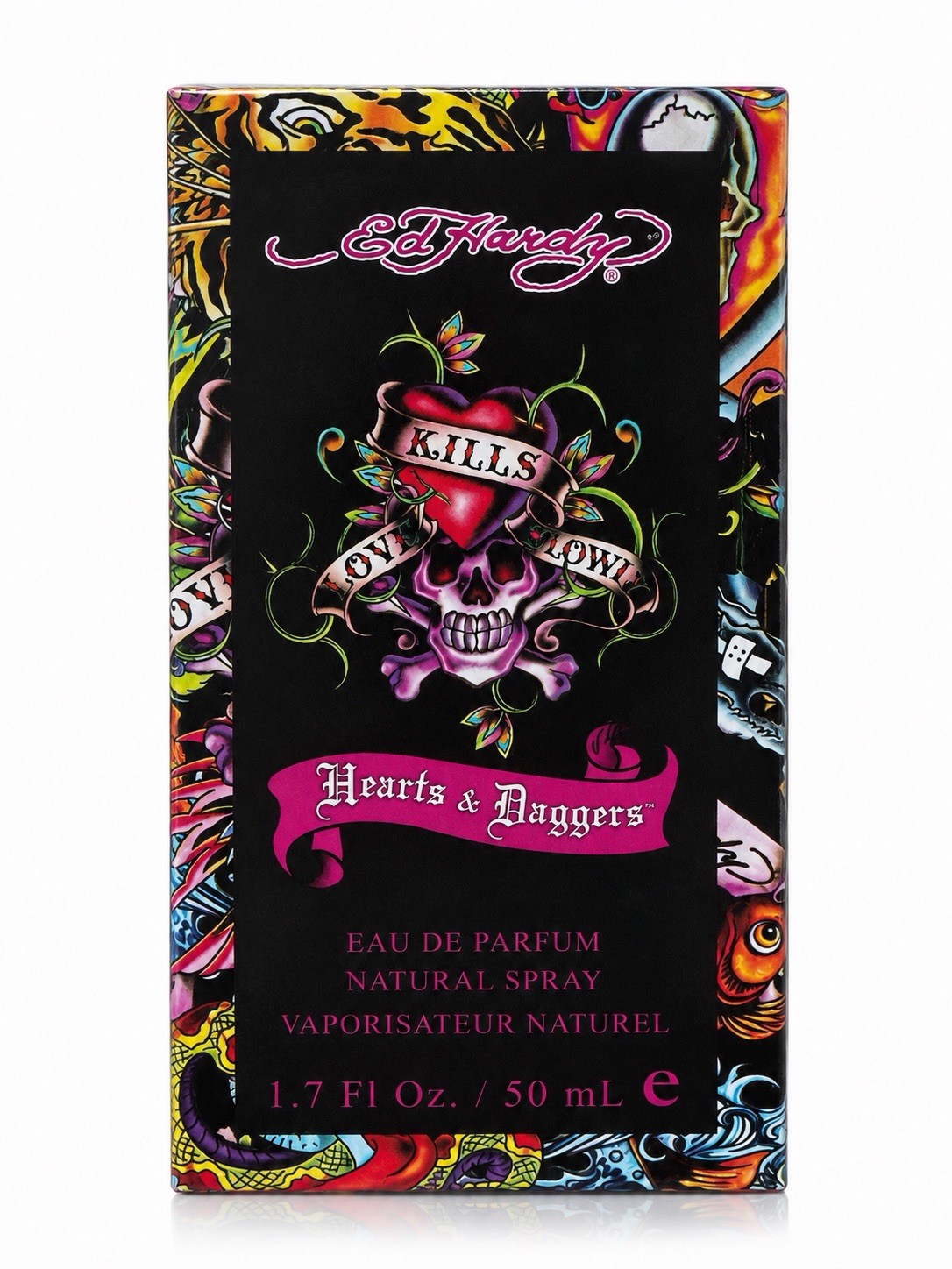 Ed Hardy Hearts & Daggers Eau de Parfum Natural Spray 1.7 Fl. Oz. 50 ml EDP