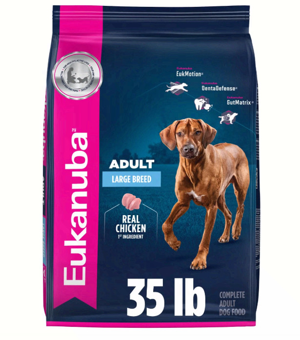 Eukanuba Large Breed Adult Dry Dog Food, 35 lb Bag