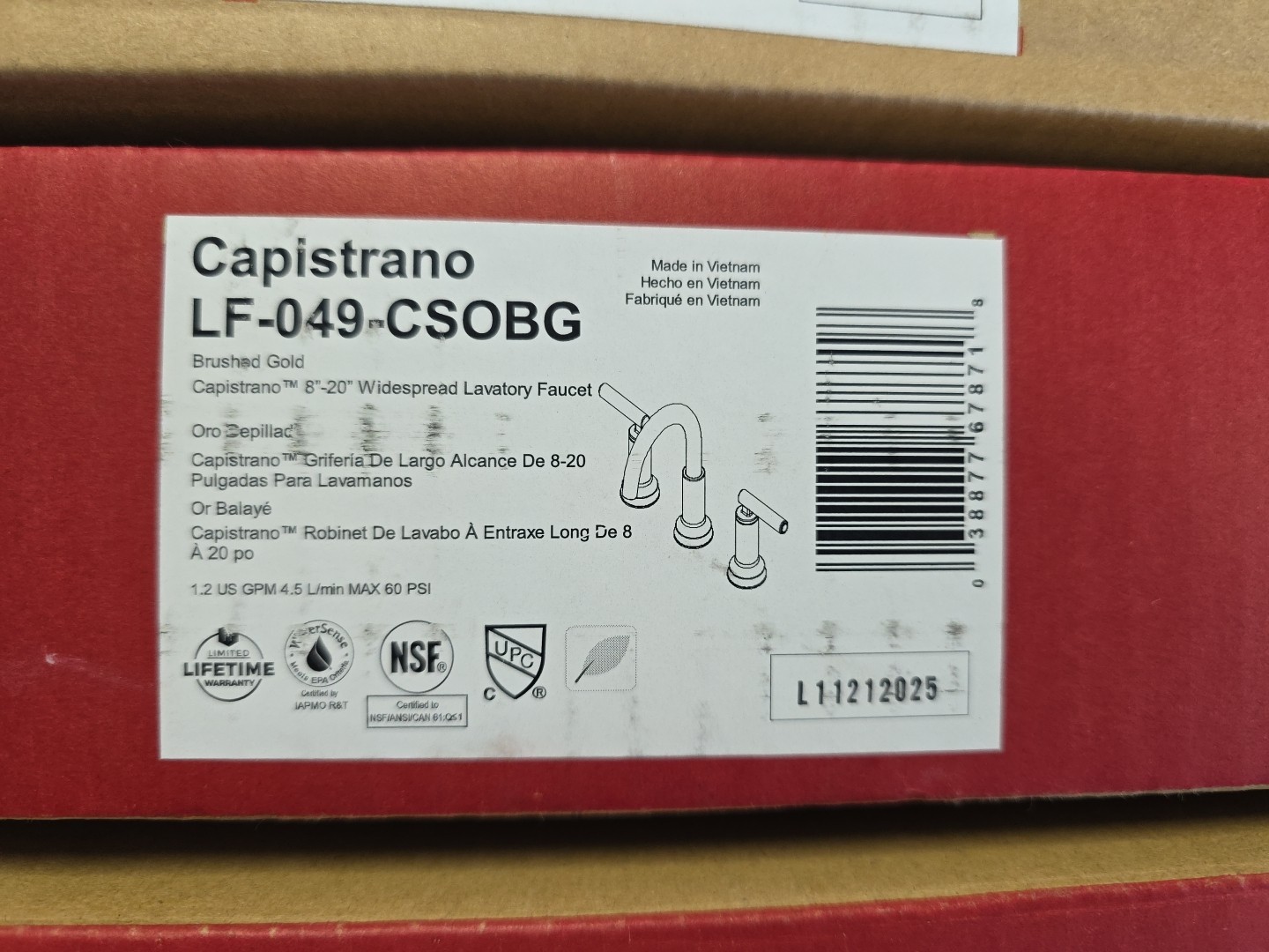 Pfister LF-049-CSOBG Capistrano 1.2 GPM Widespread Bathroom Faucet w/Pop-Up Drai Pfister LF-049-CSOBG Capistrano 1.2 GPM Widespread Bathroom Faucet w/Pop-Up Drai