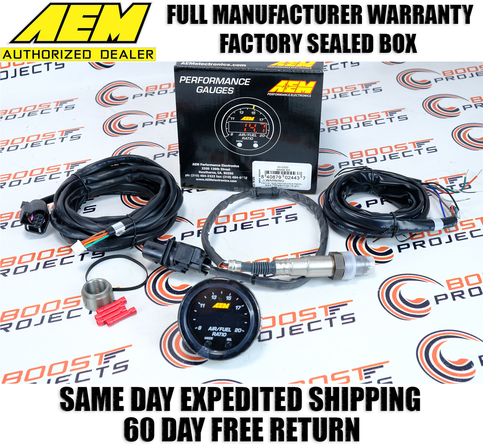AEM X-Series Wideband Gauge 52mm 2 1/16