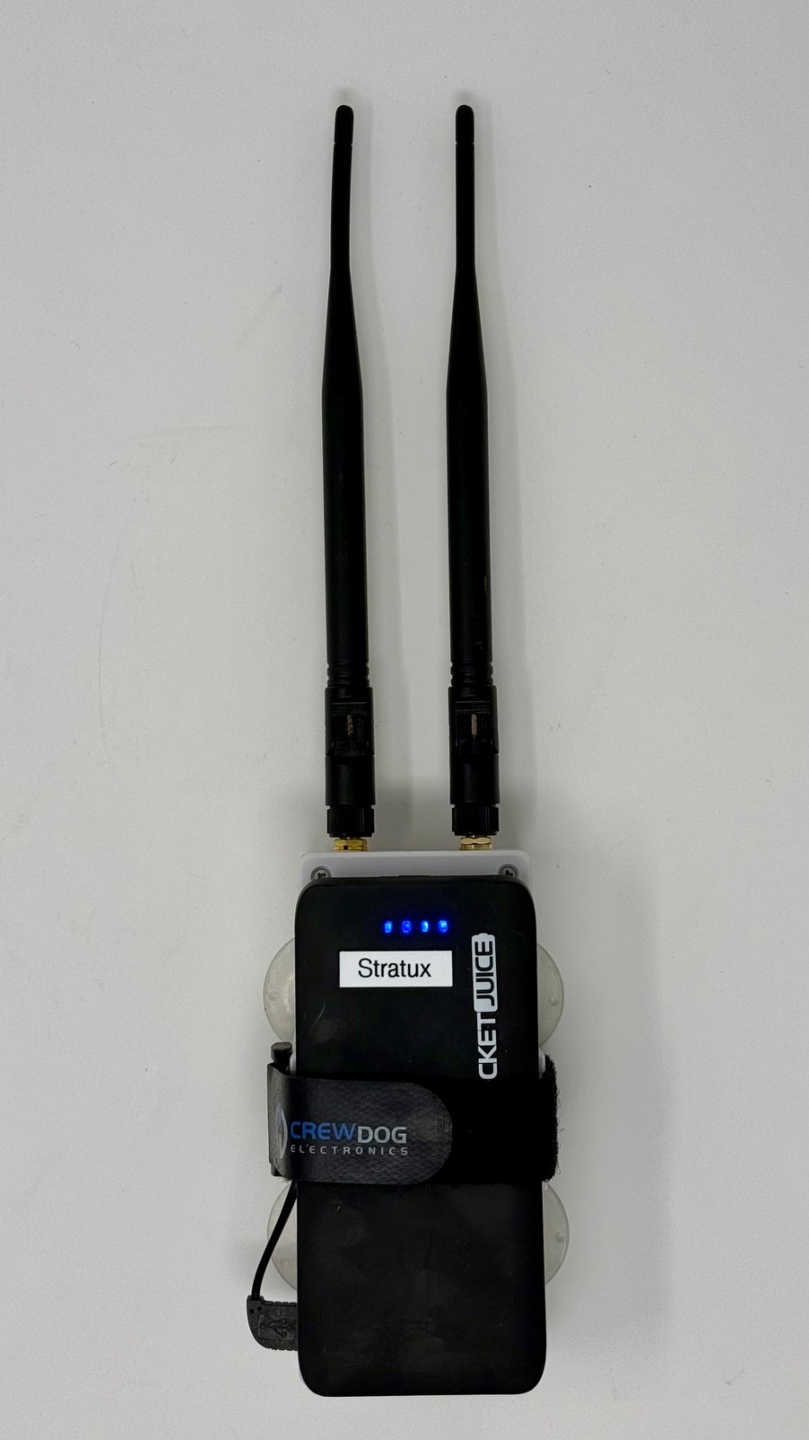 Stratux ADS-B Aviation Weather - Battery, Suction Mount, AHRS, WAAS GPS, Strap