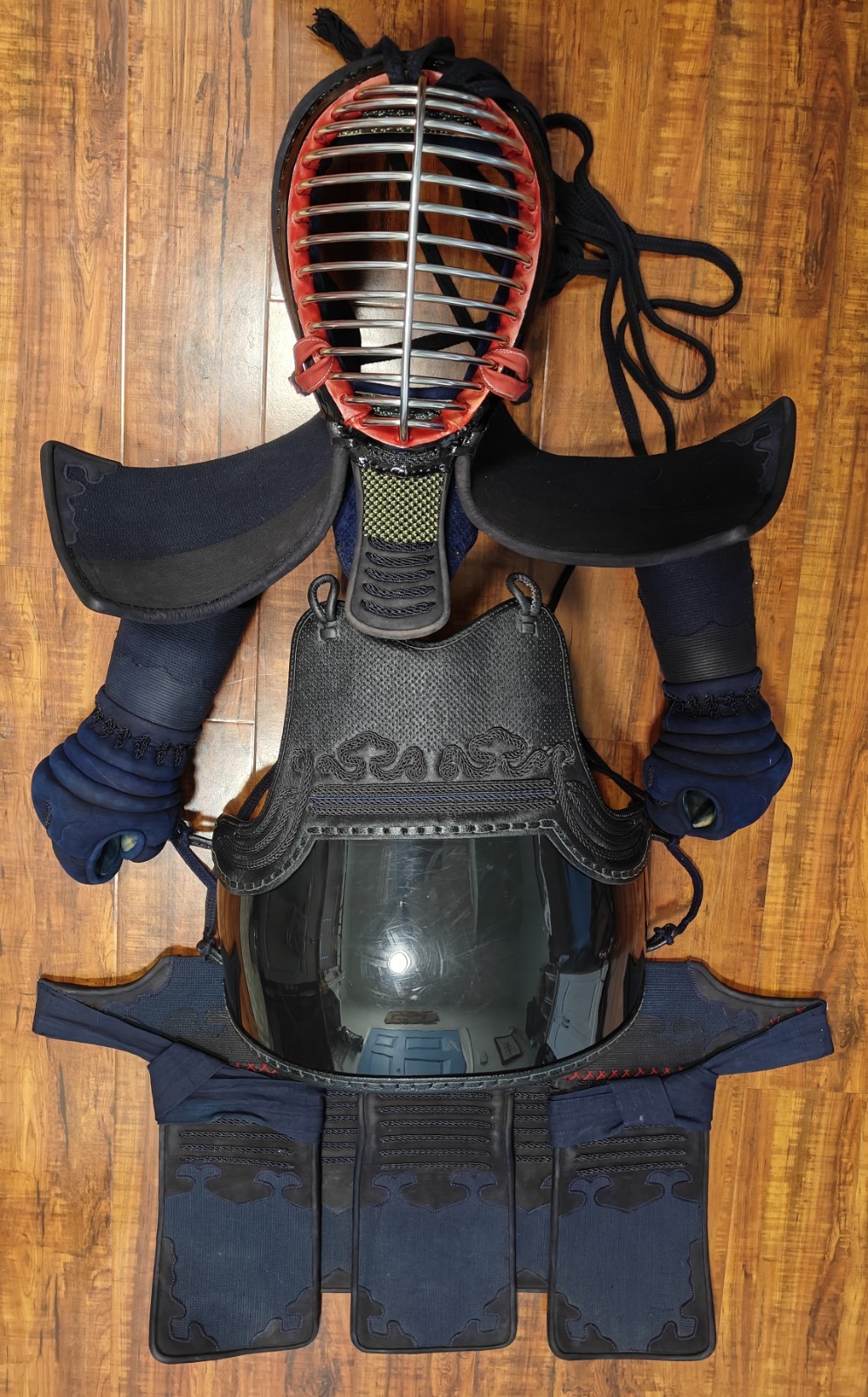 KENDO BOGU ARMOR set men do kote tare SAM SHIN ADULT L protection KUMDO