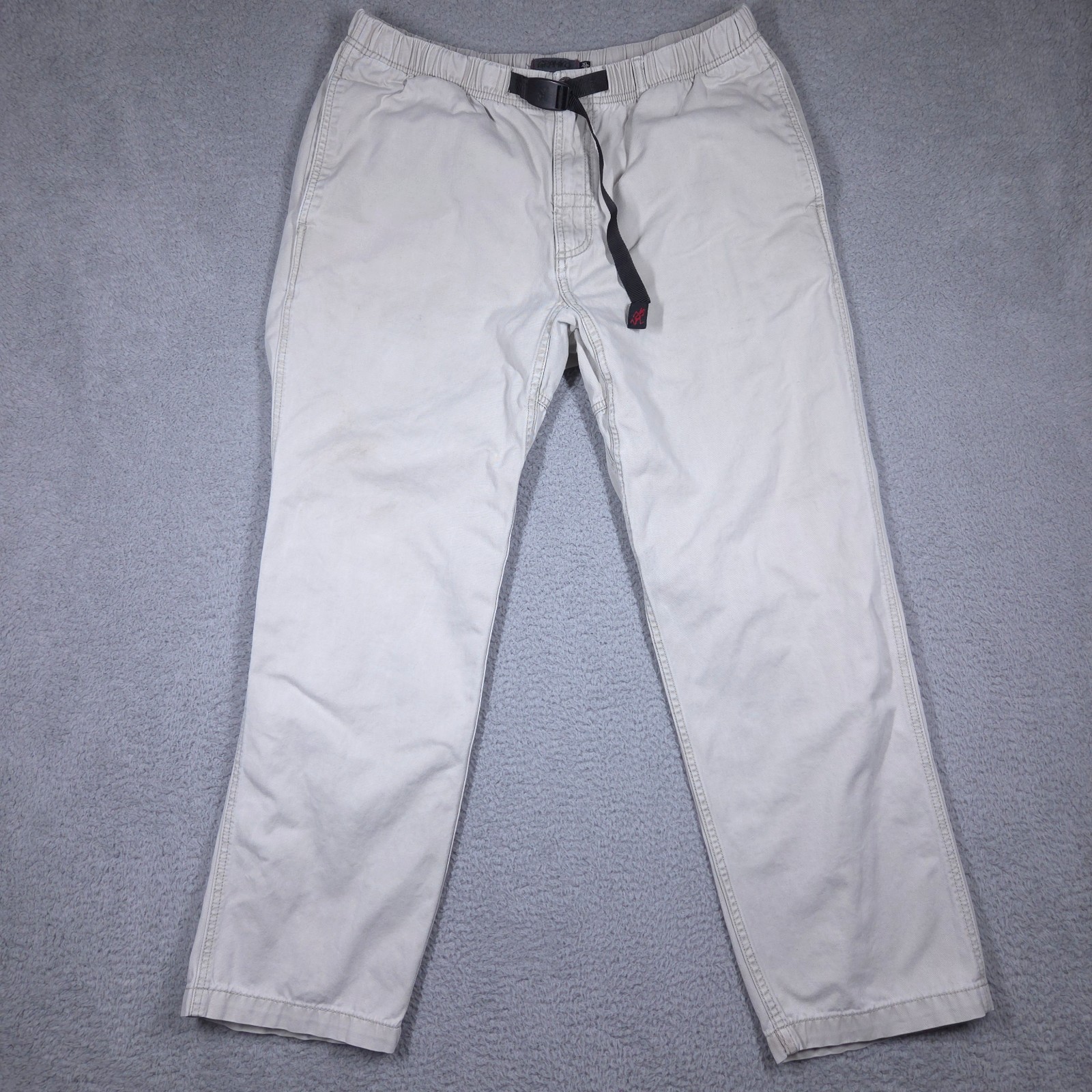 Gramicci Pants Men\'s XL Beige Rockin Sport Belted Organic Cotton Twill Climbing Gramicci Pants Men\'s XL Beige Rockin Sport Belted Organic Cotton Twill Climbing