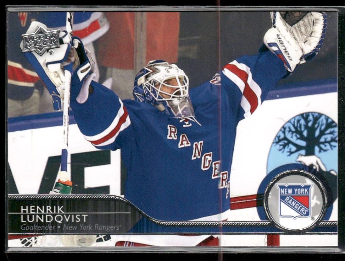 2014-15 Upper Deck Henrik Lundqvist #132 New York Rangers HOF