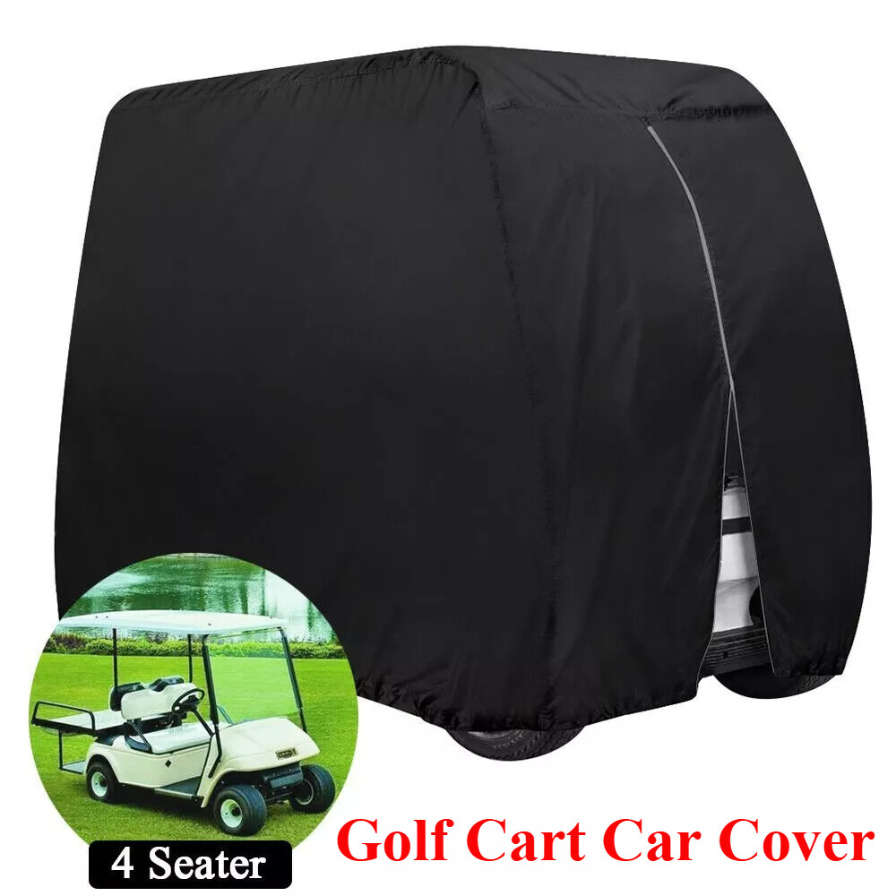 600D Heavy Duty Waterproof 4 Passenger Golf Cart Cover for Club Car EZGO YAMAHA 600D Heavy Duty Waterproof 4 Passenger Golf Cart Cover for Club Car EZGO YAMAHA