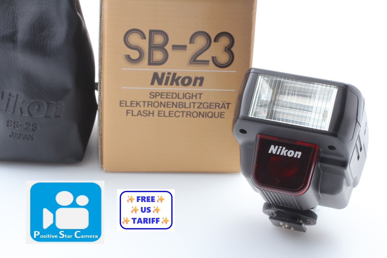 [Almost Unused] Nikon Speedlight SB-23 Shoe Mount Flash From JAPAN