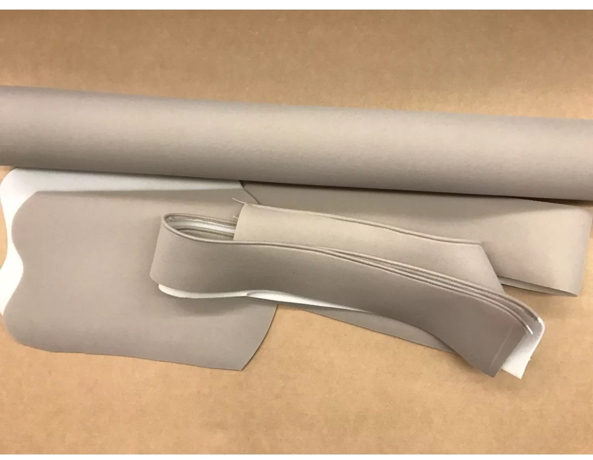 jaguar series 1 xke coupe headliner set - new original nappy cotton - Beige jaguar series 1 xke coupe headliner set - new original nappy cotton - Beige