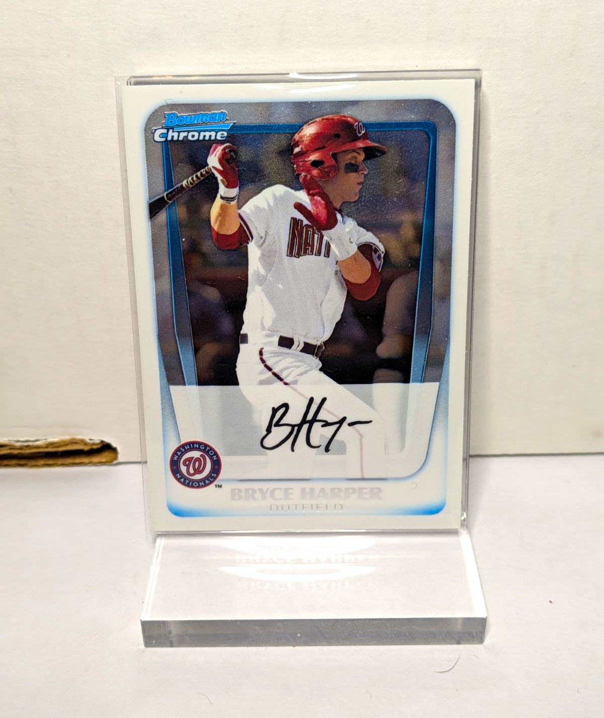 Topps 2011 1st Bowman Chrome Prospects Bryce Harper Rookie Nationals #BCP1