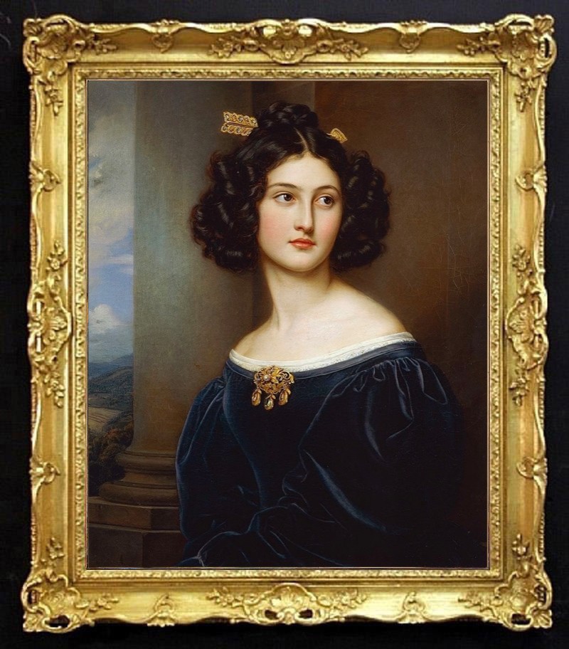 Hand Painted Oil Painting art Classical female noblewoman girl on canvas 24 Hand Painted Oil Painting art Classical female noblewoman girl on canvas 24