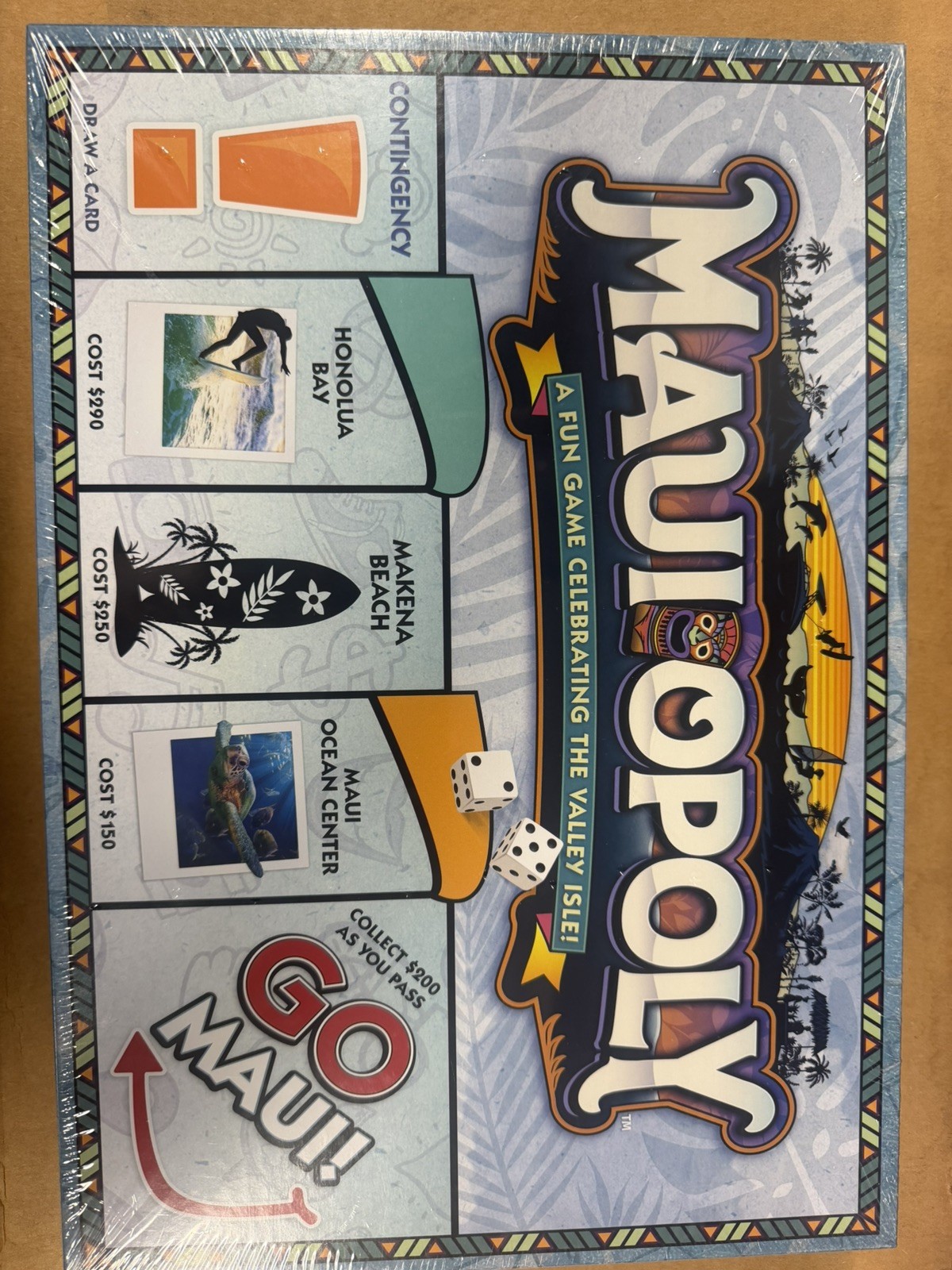 MAUI OPOLY BOARD GAME MAUI EDITION NEW SEALED BOX MAUIOPOLY MAUI OPOLY BOARD GAME MAUI EDITION NEW SEALED BOX MAUIOPOLY