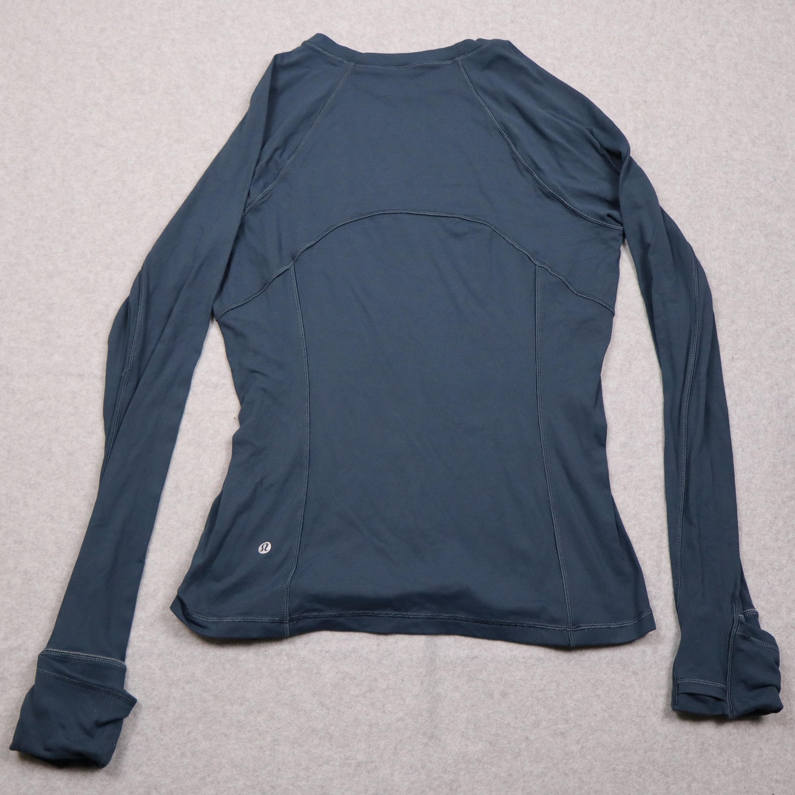 Lululemon Shirt Womens Large Blue Its Rulu Long Sleeve Crew Neck Yoga Top Lululemon Shirt Womens Large Blue Its Rulu Long Sleeve Crew Neck Yoga Top