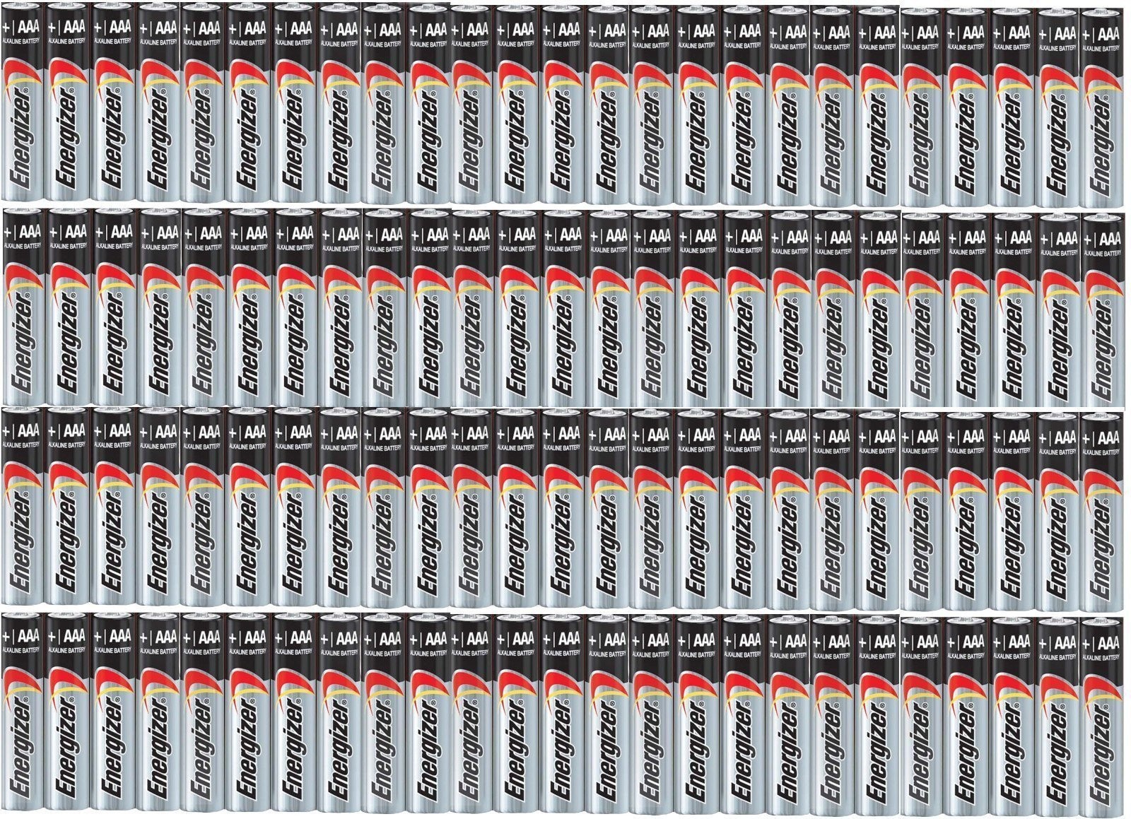 100 Energizer AAA Max Alkaline E92 Batteries Exp 2032