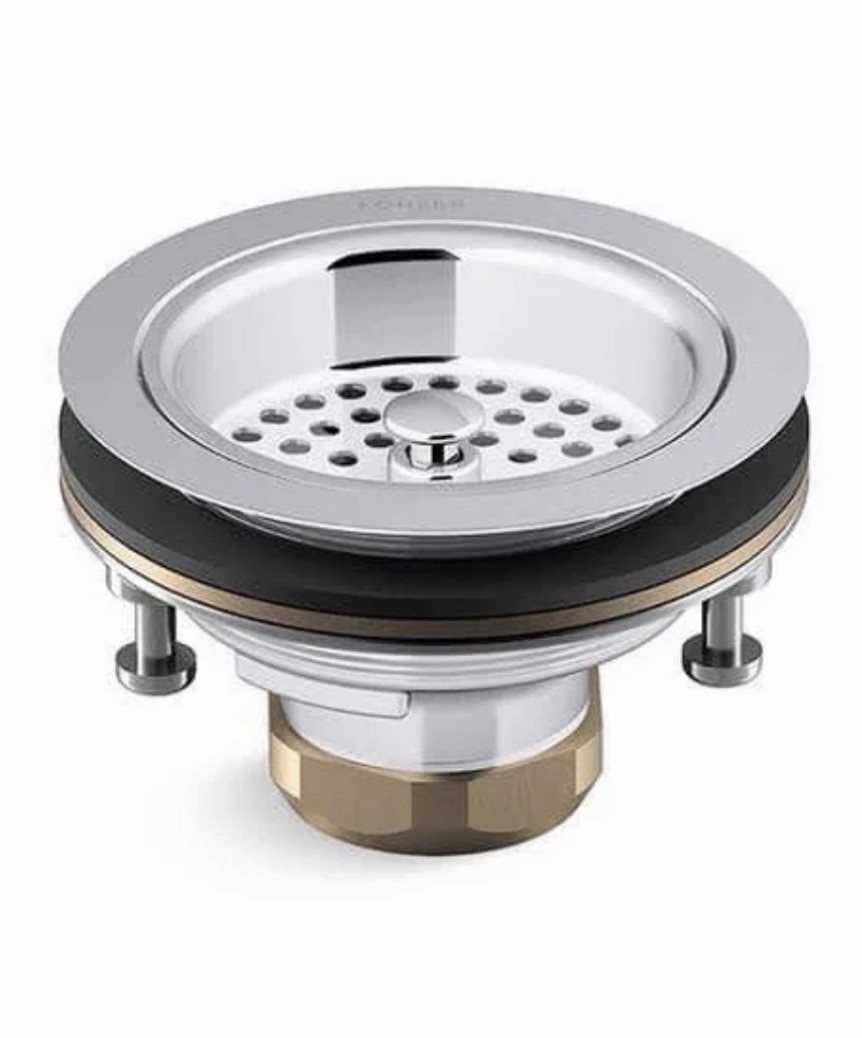 Kohler Duostrainer Sink Strainer w/ Tailpiece Polished Chrome 8813-CP Kohler Duostrainer Sink Strainer w/ Tailpiece Polished Chrome 8813-CP