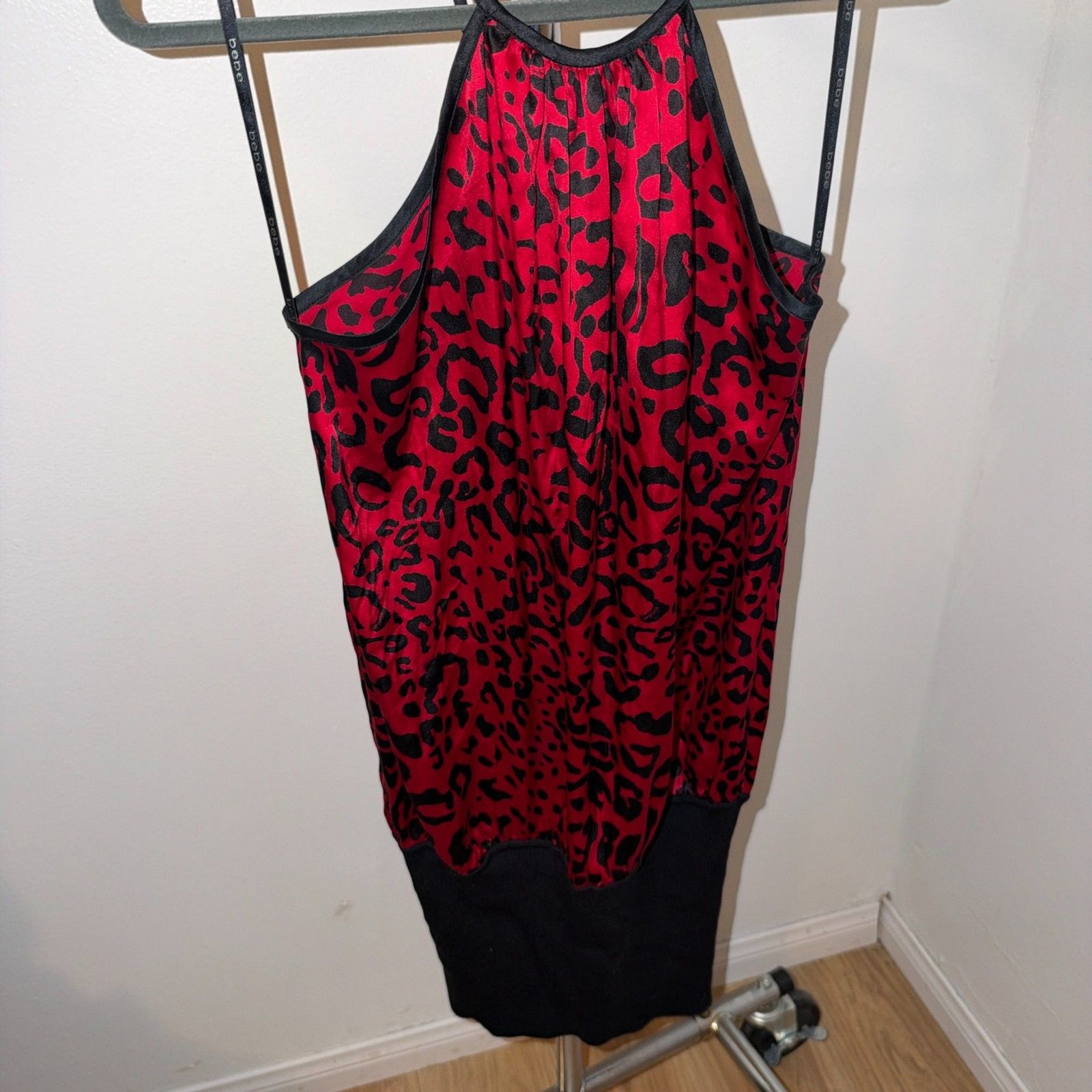 NWT 2B BEBE Leopard Drapey Dress Y2K Paris Hilton Lindsey Lohan Size M NWT 2B BEBE Leopard Drapey Dress Y2K Paris Hilton Lindsey Lohan Size M