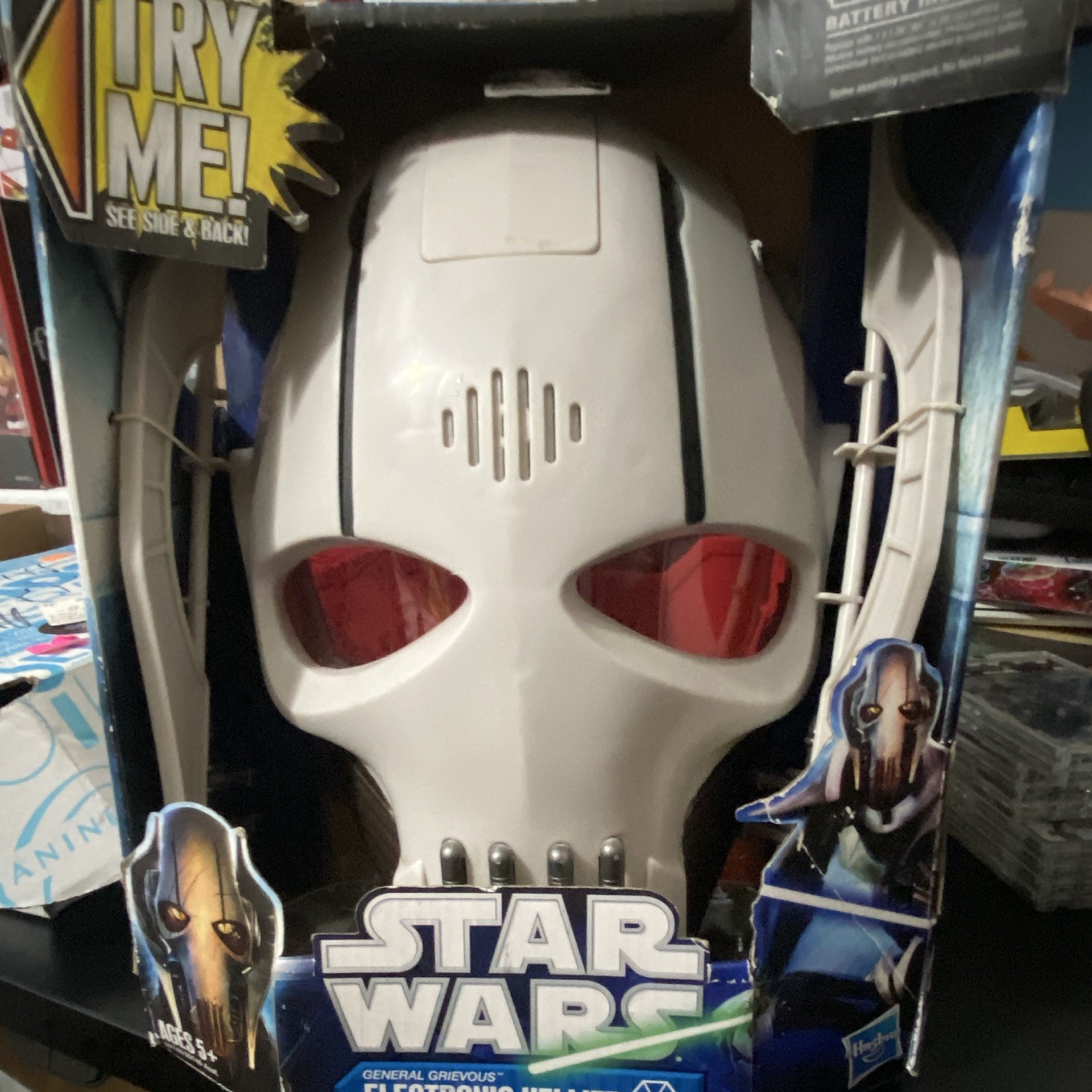 Hasbro Star Wars General Grievous Electronic Helmet Vintage 2005 ROTS Hasbro Star Wars General Grievous Electronic Helmet Vintage 2005 ROTS