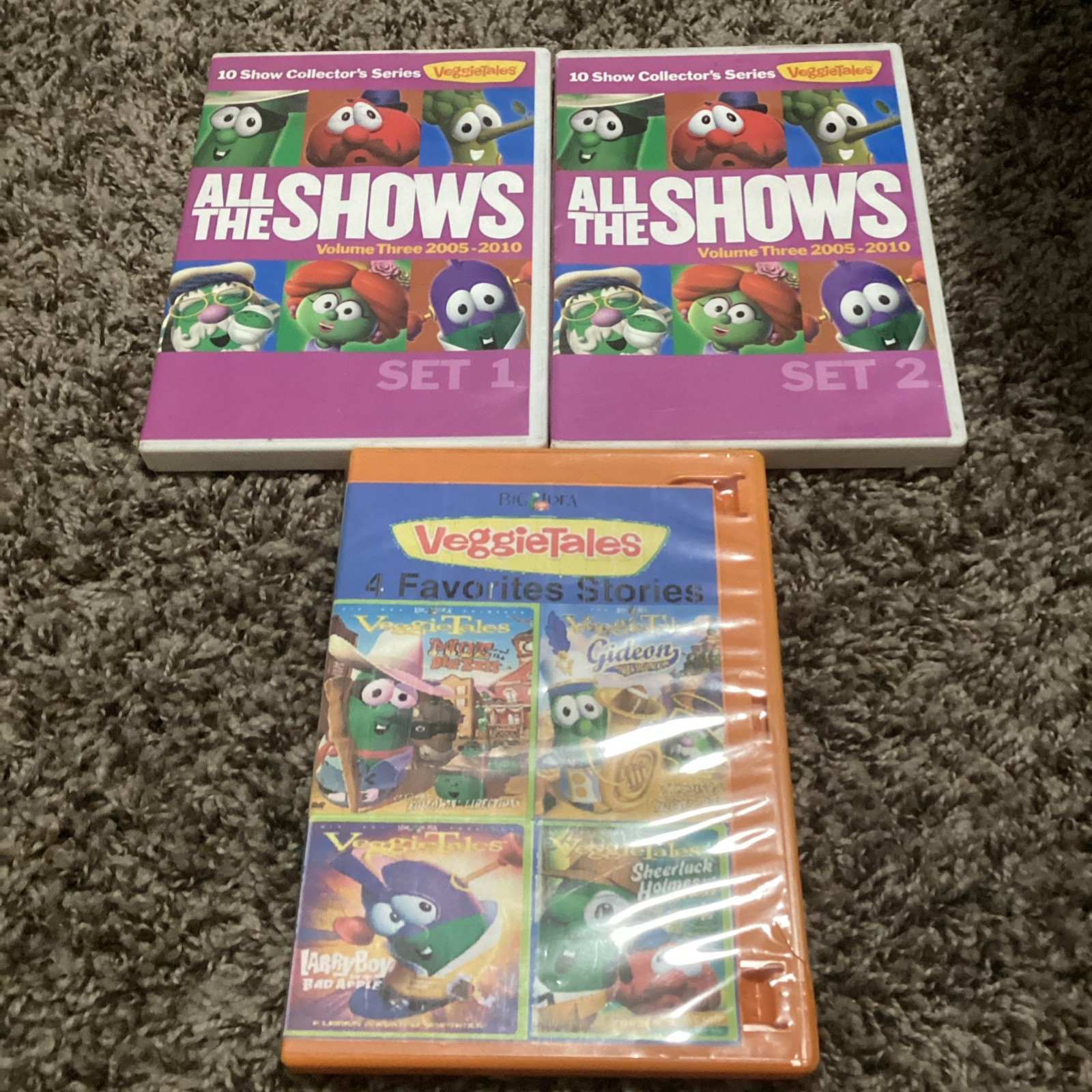 VeggieTales All The Shows Volume Three 2005-2010 & 4 Favorites Custom DVD Set VeggieTales All The Shows Volume Three 2005-2010 & 4 Favorites Custom DVD Set
