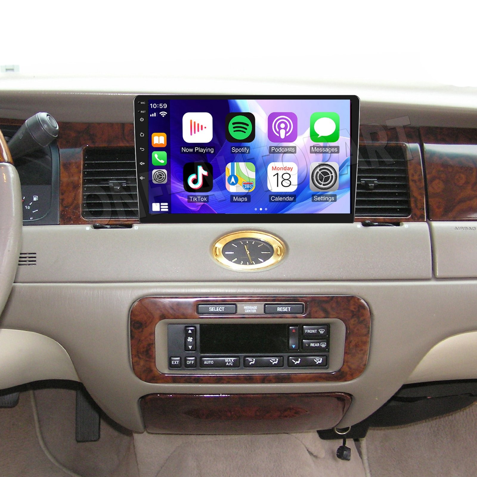4+64GB Car Radio Stereo For Lincoln Town Car 1998-2002 Android 13 CarPlay GPS FM