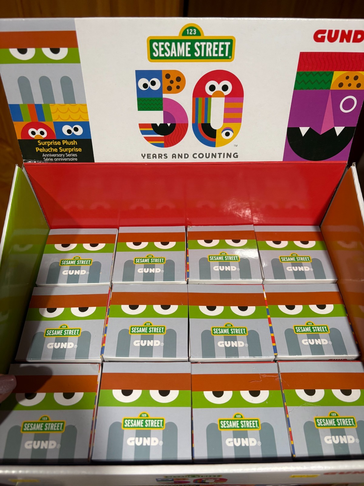 12 GUND - Sesame Street - 50th Anniversary Blind Box - RANDOM BOXES - New 12 GUND - Sesame Street - 50th Anniversary Blind Box - RANDOM BOXES - New