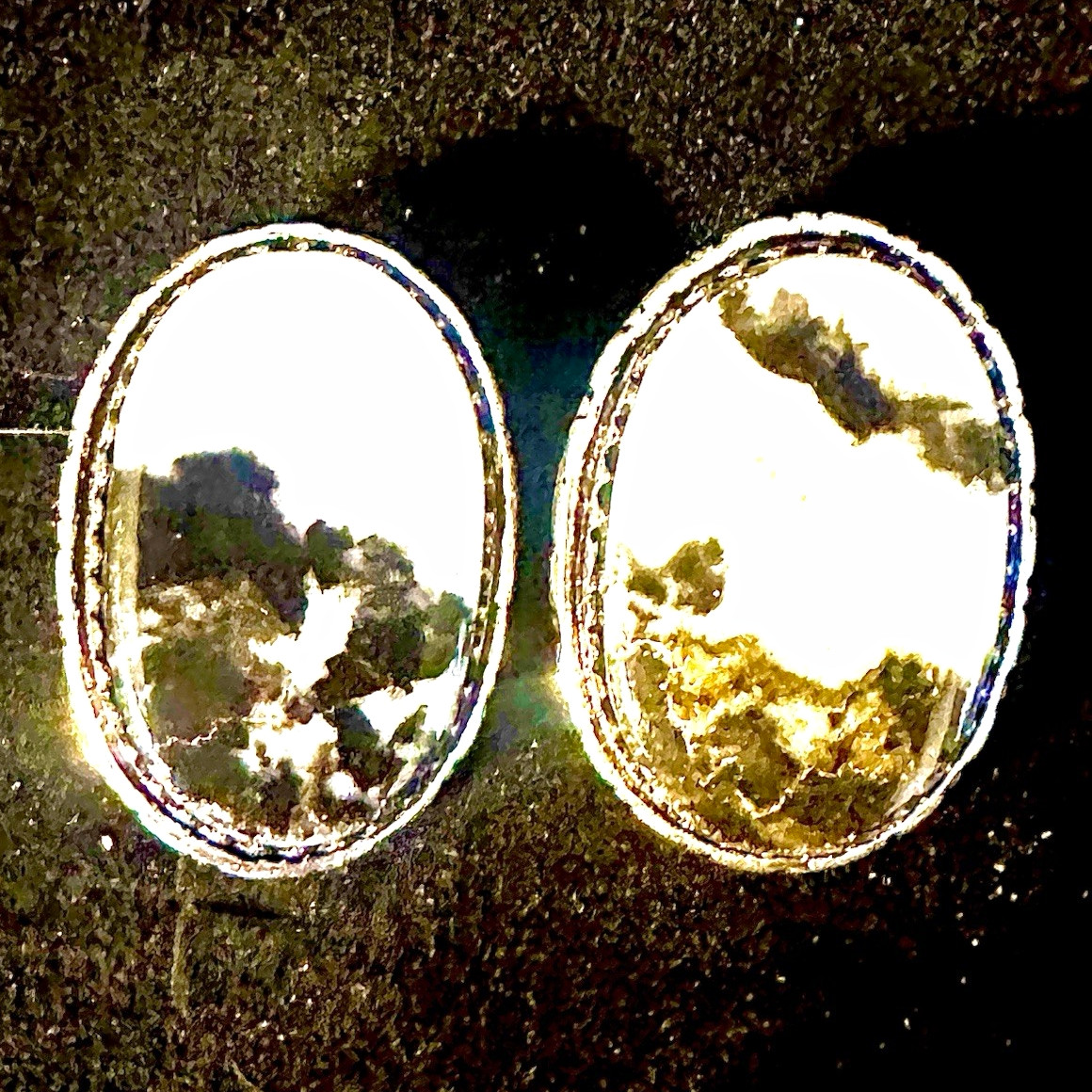 NAVAJO STERLING SILVER WHITE HORSE GEMSTONE 925 STUD 1 1/4”1EARINGS $425 NAVAJO STERLING SILVER WHITE HORSE GEMSTONE 925 STUD 1 1/4”1EARINGS $425
