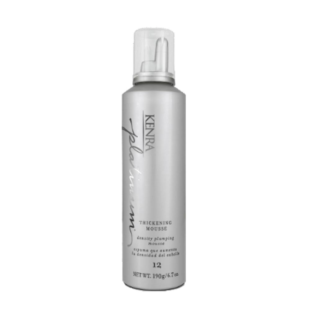 Kenra Platinum Thickening Mousse 12 | Volumizing Styler | Adds Fullness & Body |