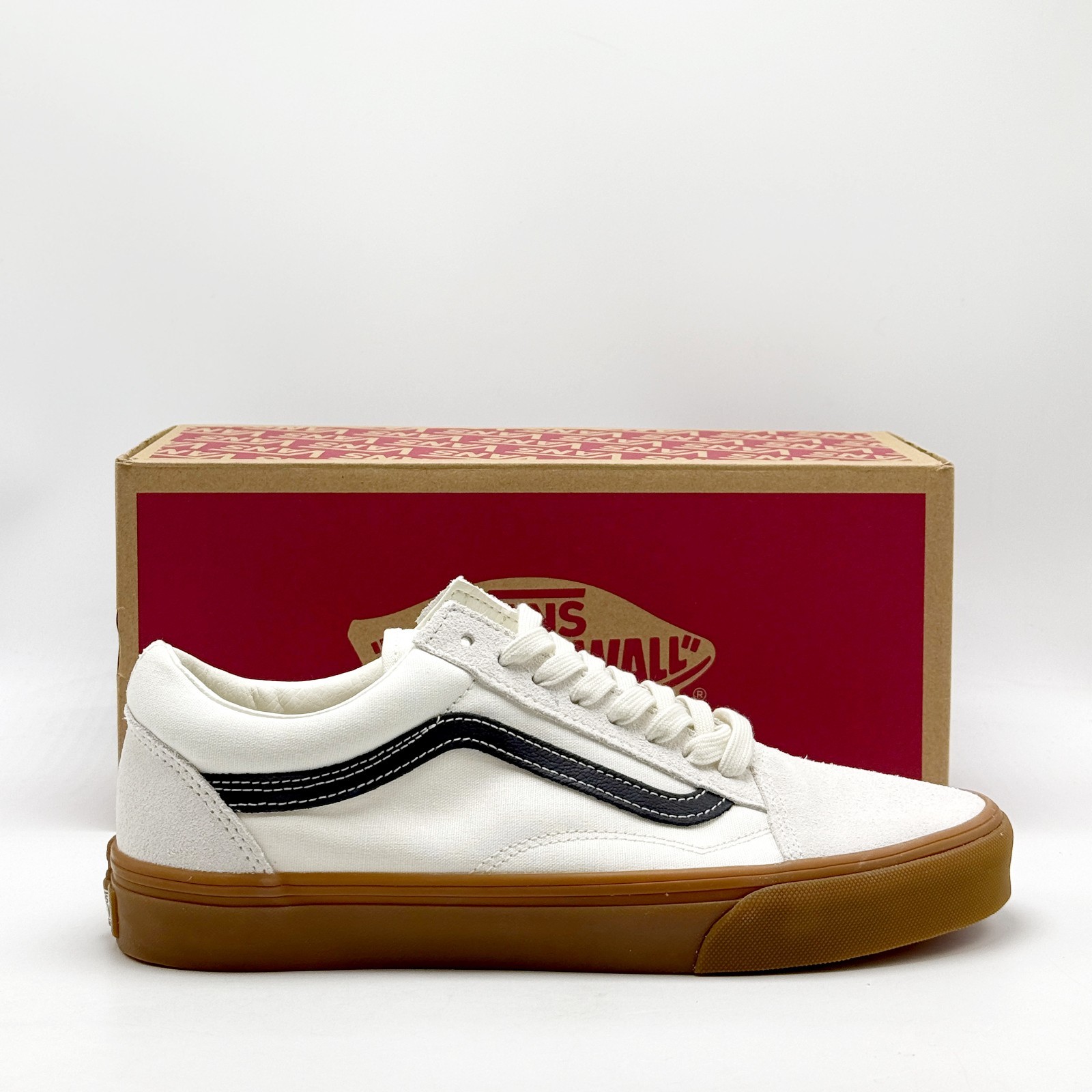 *NEW* MEN VANS Old Skool Shoes GUM / WHITE (VN000Z90CJ7) 👍