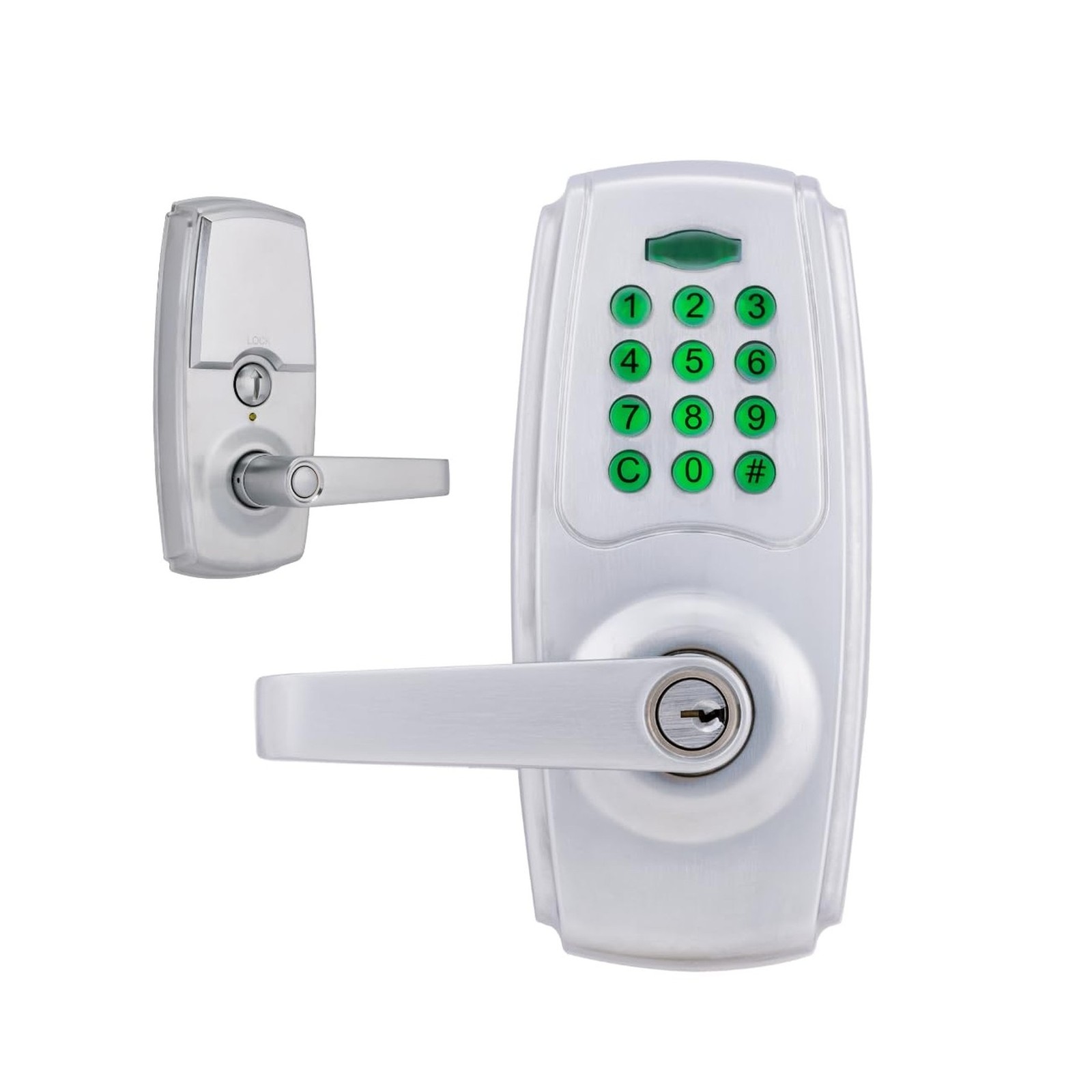 BRINKS ANSI Grade 2 Keypad Door Lock with Handle for Commercial & Residential...