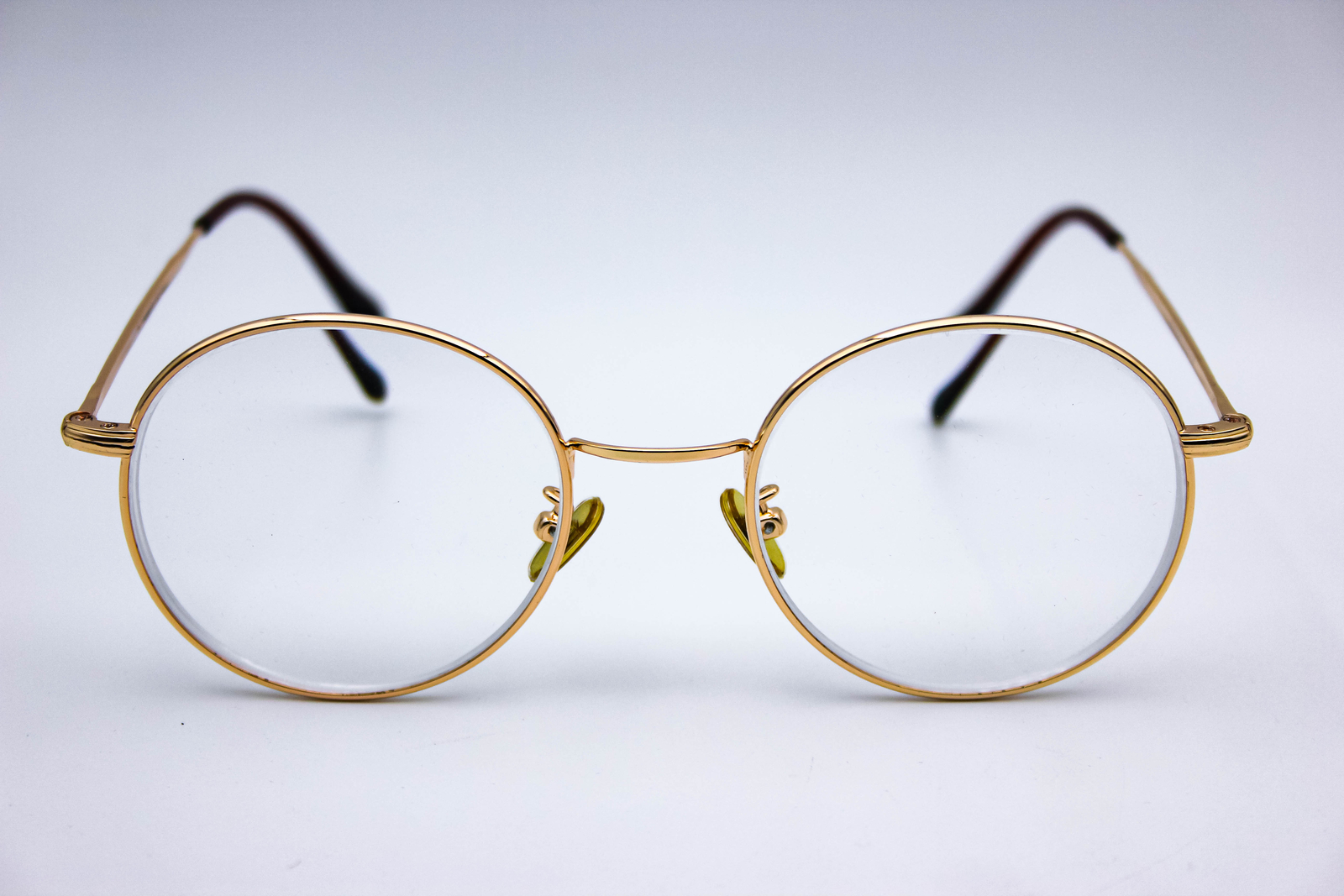Ottoto Waterloo Gold Round Eyeglasses Frames 35-000418 53-20-140