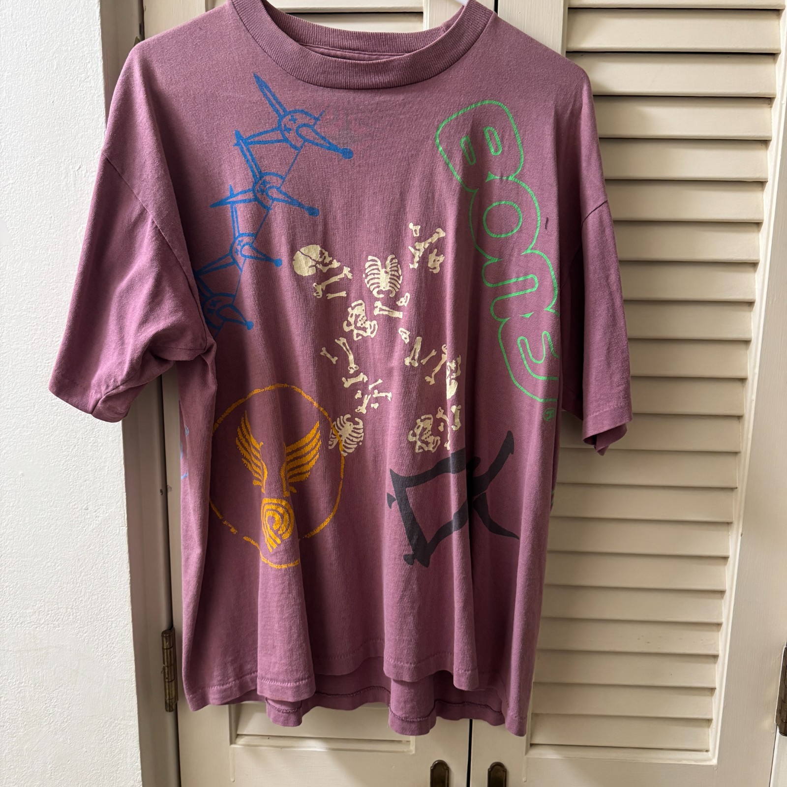 very rare vintage POWELL PERALTA multi-logo XL t-shirt USA very rare vintage POWELL PERALTA multi-logo XL t-shirt USA