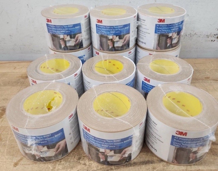 Lot of 12, 3M All Weather Flashing Tape 8067 (4