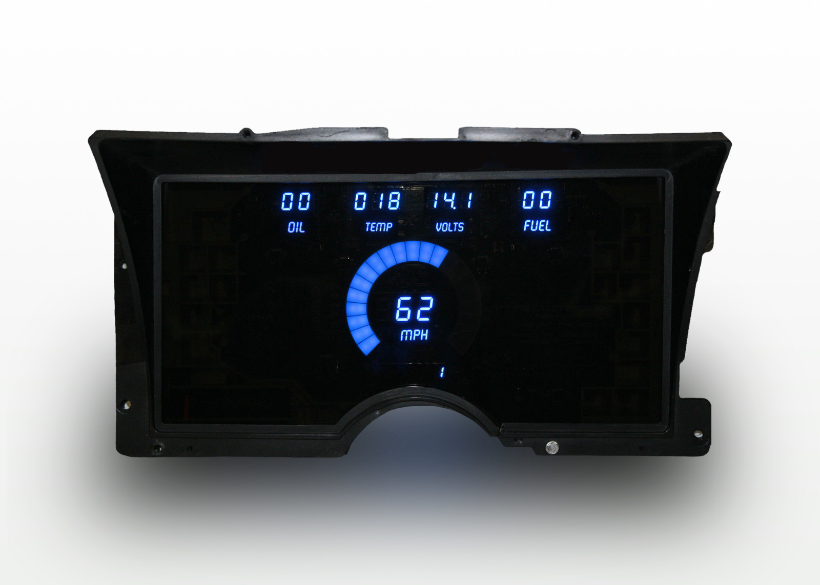 1992-1994 Chevy Truck Digital Dash Panel Blue LED Gauges Lifetime Warranty