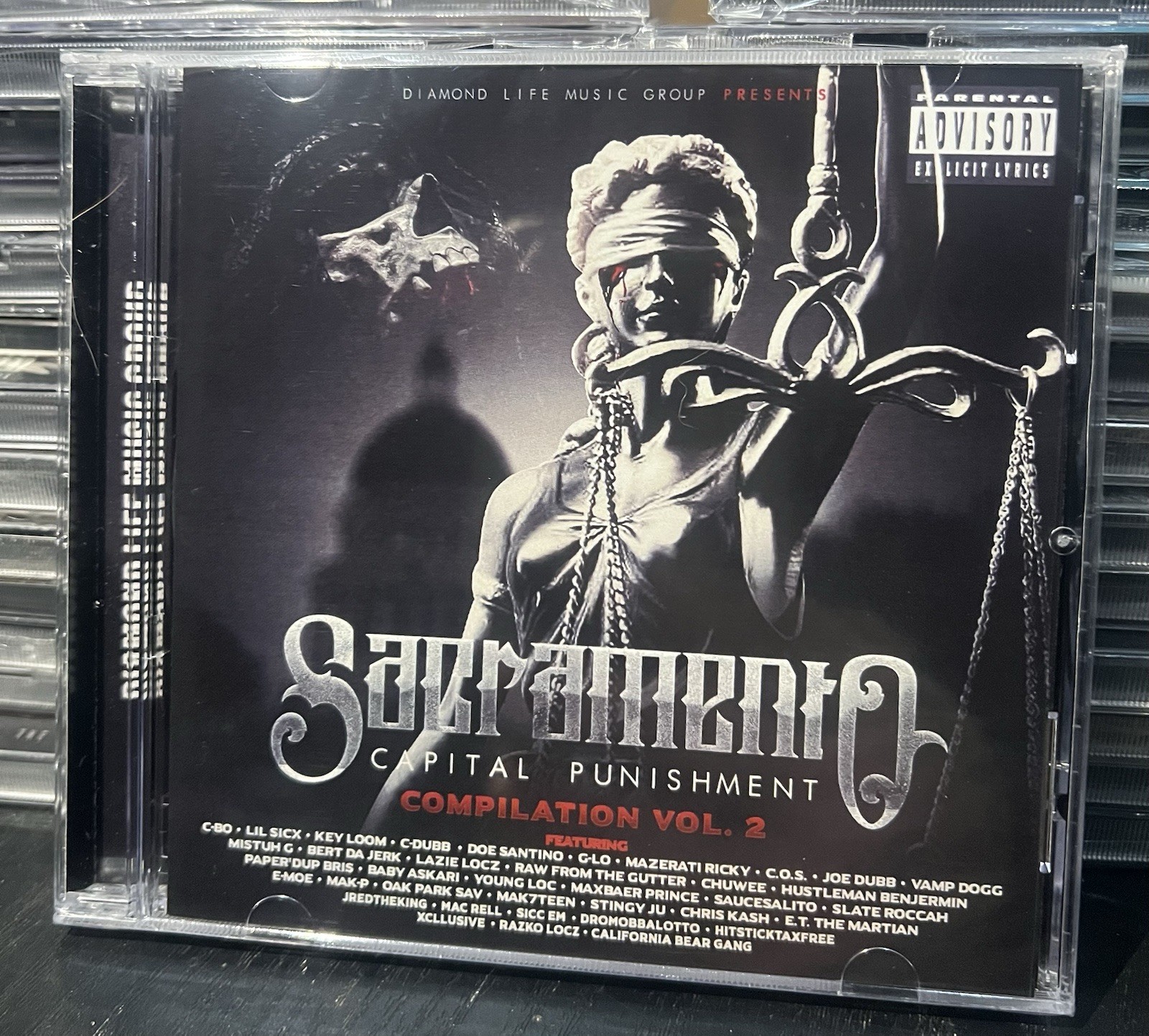 SACRAMENTO CAPITAL PUNISHMENT COMPILATION VOL. 2 - CD SACRAMENTO RAP NEW SEALED