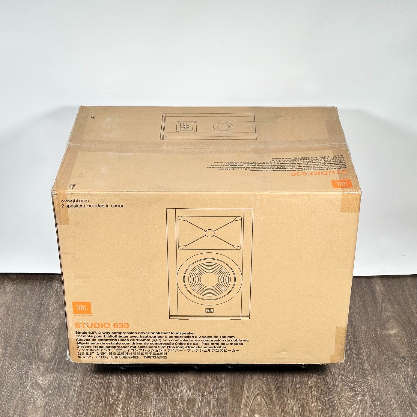 (New) JBL Studio 630 JBLS630DKWS Speaker (Dark Wood) (Pair)