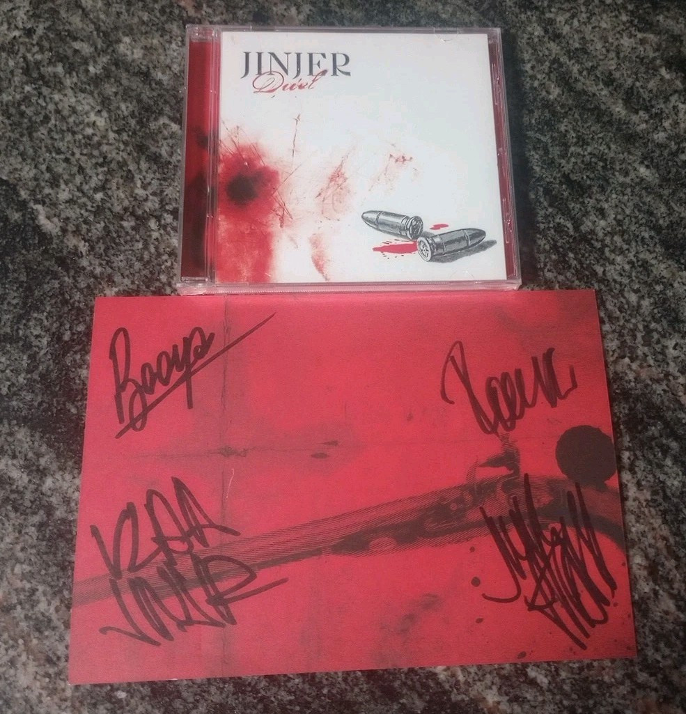 Autographed Jinjer Duel Cd  signed last ones