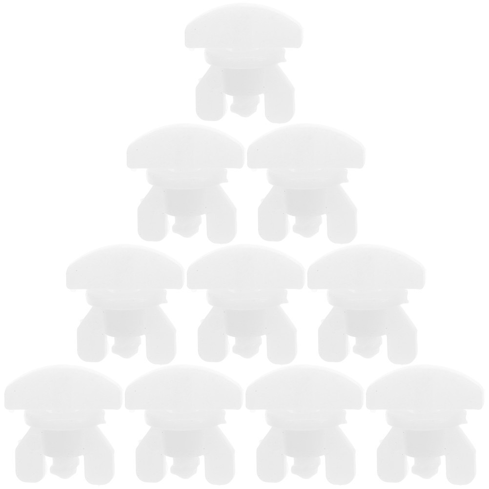 20 Pcs Curtain Plastic Sliders Track Roller Gliders Hooks Rollers
