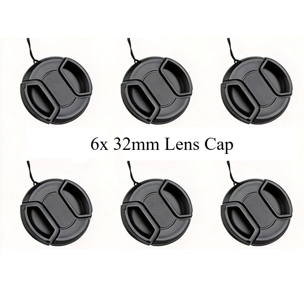 6x Front Lens Cap for Camera Lenses 37/40.5/43/46/49/52/55/58/62/67/72/77/82mm