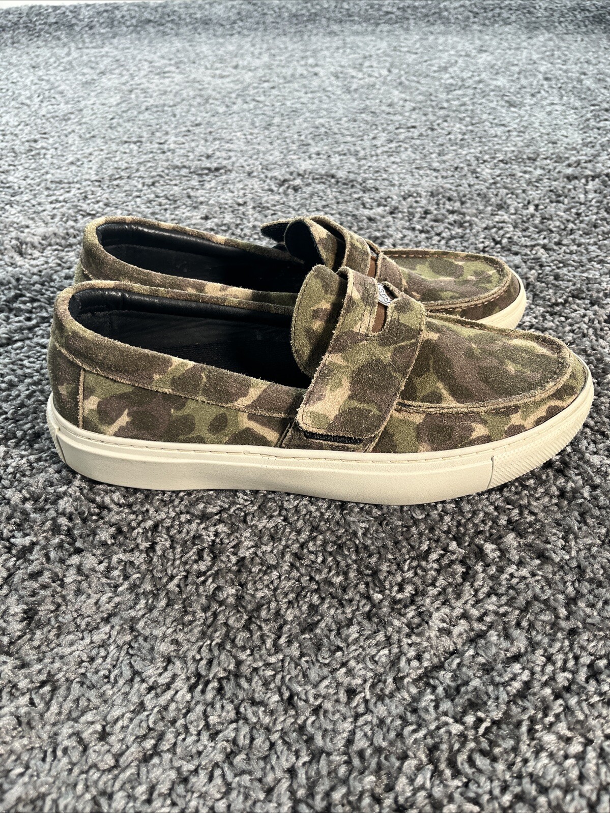 SAS Men\'s Woodlawn Camo Slip On Penny Loafers Shoes Mens 11N 