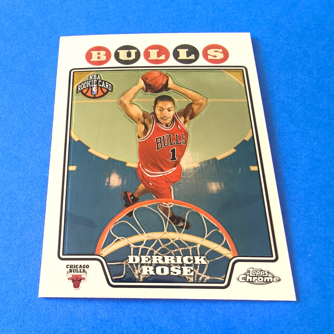 2008-09 Topps Chrome Derrick Rose #181 Rookie Base Set Chicago Bulls 2008-09 Topps Chrome Derrick Rose #181 Rookie Base Set Chicago Bulls