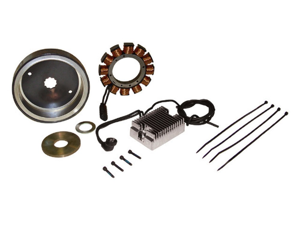 QUALITY ALTERNATOR  32 AMP CHARGING KIT FOR HARLEY S&S EVO SHOVEL 1970-99