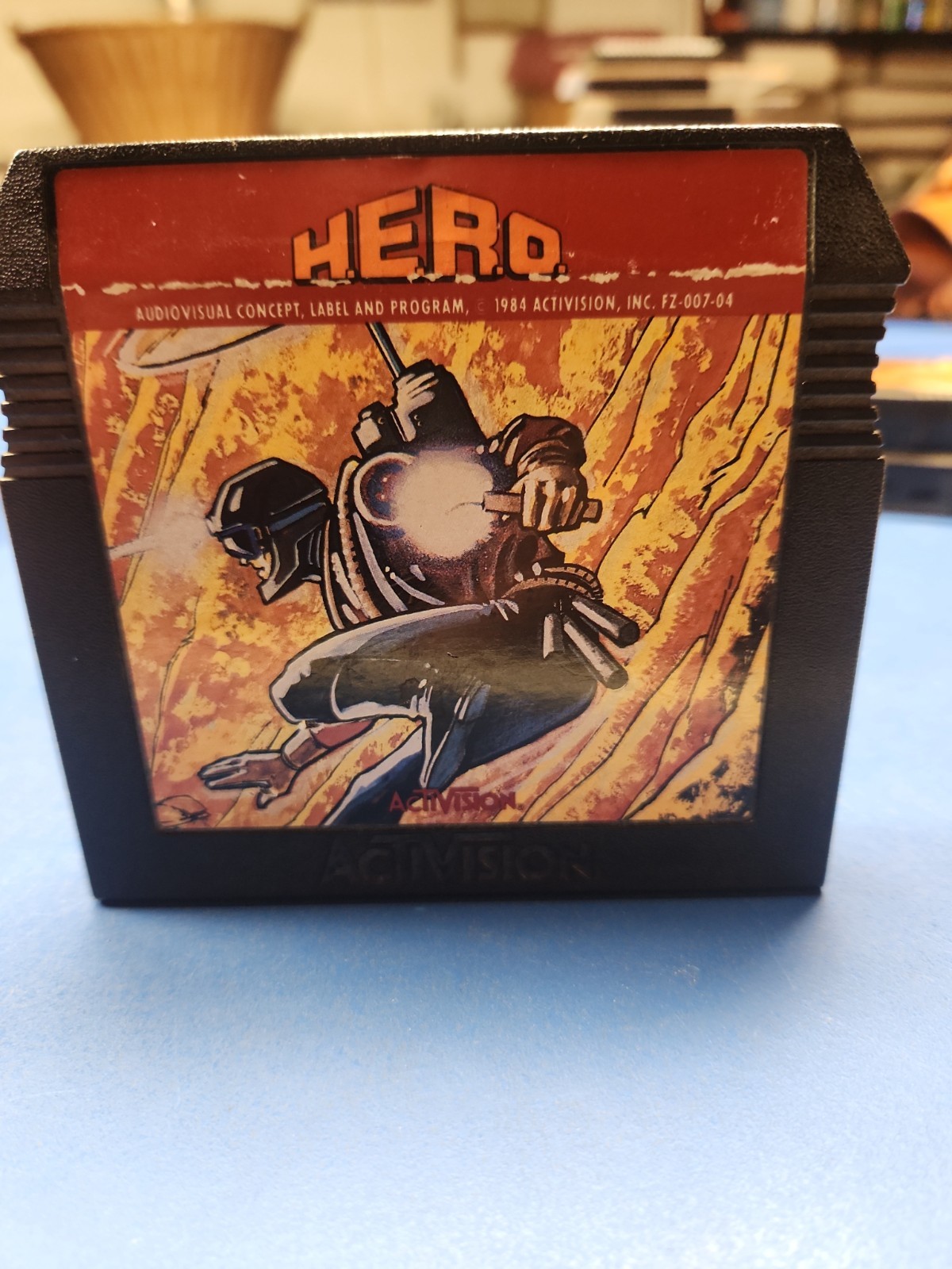 H.E.R.O / HERO (Atari 5200, 1984) Game Cartridge & Manual - Cleaned & Tested H.E.R.O / HERO (Atari 5200, 1984) Game Cartridge & Manual - Cleaned & Tested