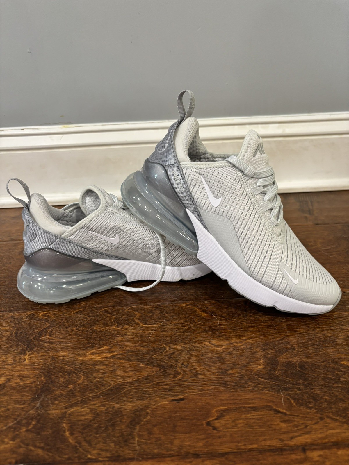 Women\'s Size 6 Nike Air Max 270 Photon Dust/White HJ3222 005