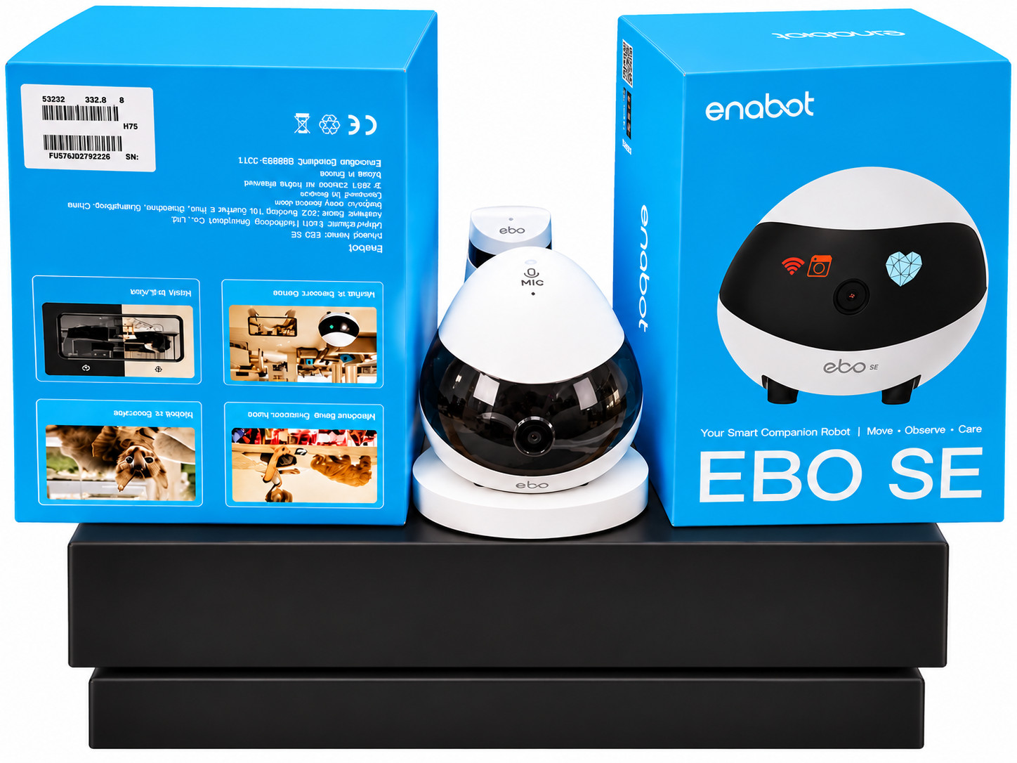 ENABOT EBO SE Automatic Smart Robot with Camera and Night Vision New Sealed ENABOT EBO SE Automatic Smart Robot with Camera and Night Vision New Sealed