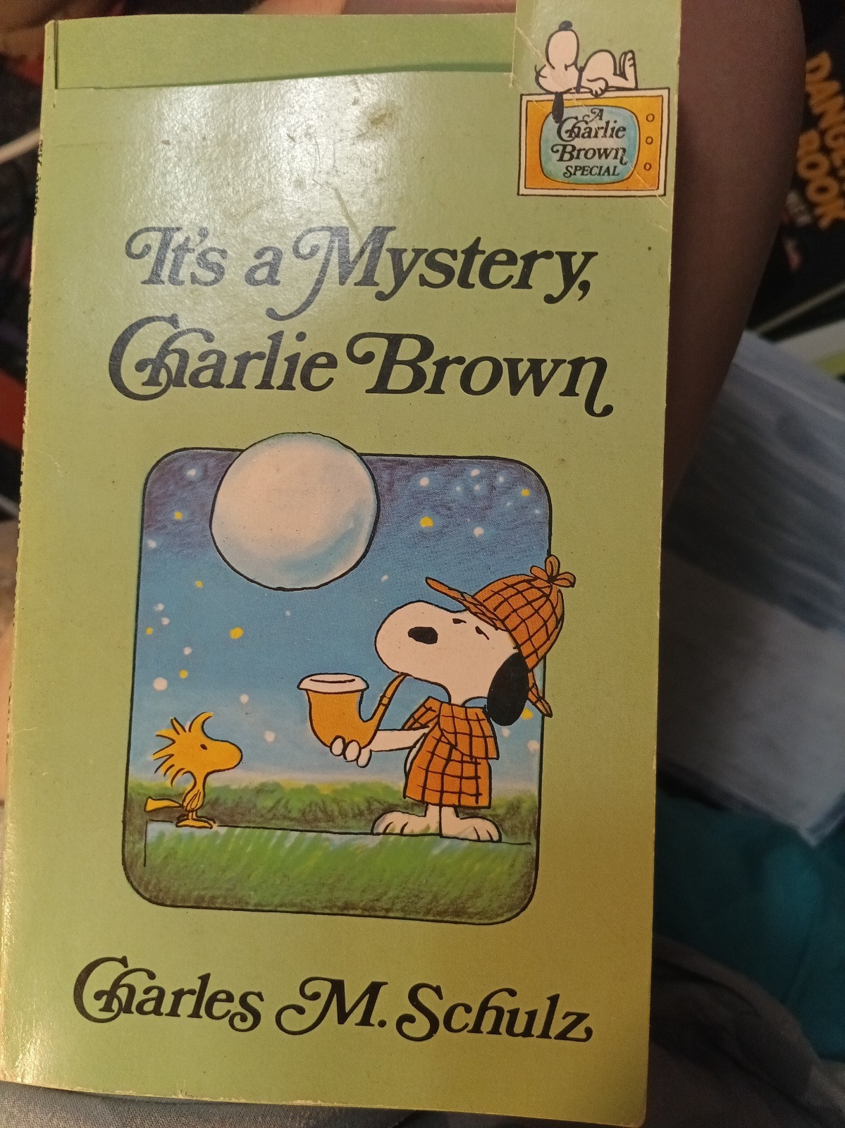 It’s Mystery,Charlie Brown Peanuts Paperback Book Vintage-1975 Sesame Str 70s