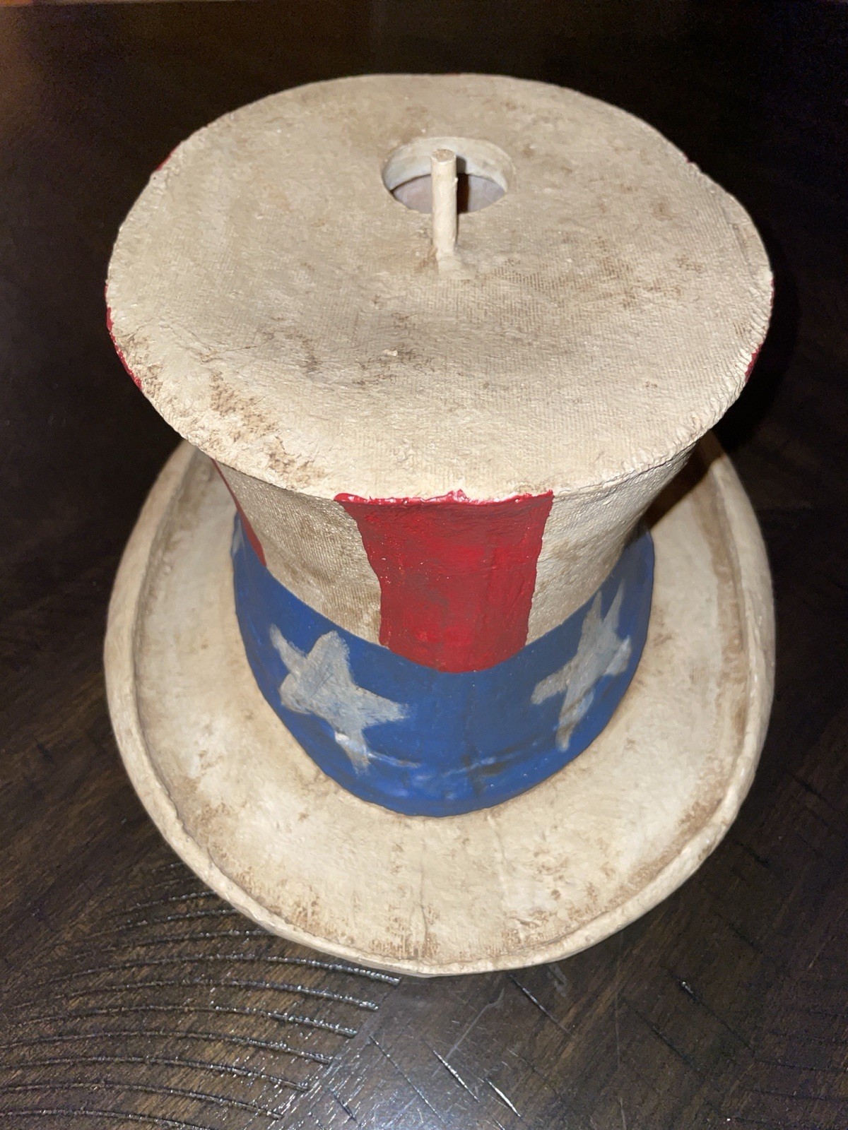 Vintage Helena Frost Signed Hat Birdhouse.