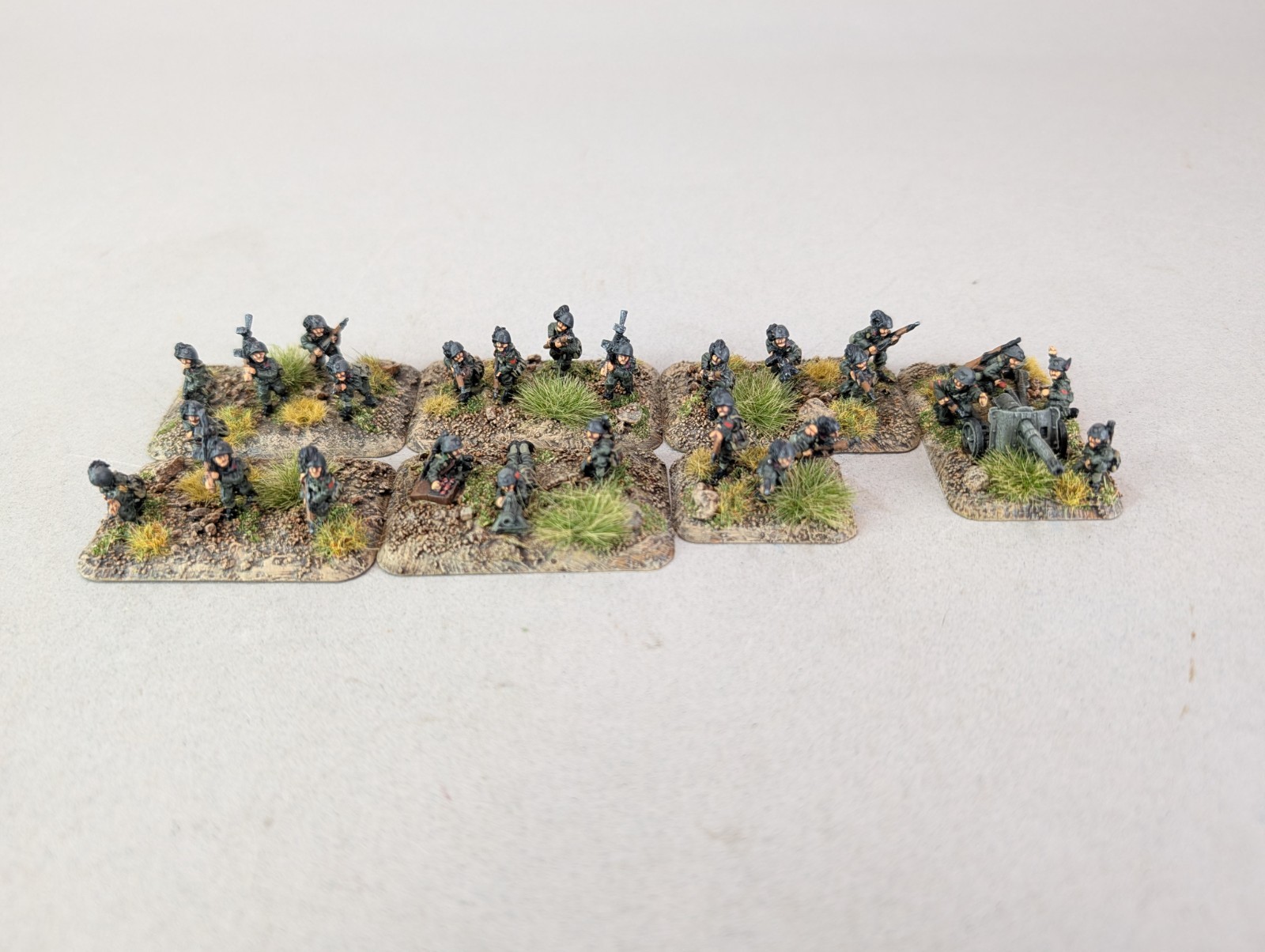Battlefront Flames of War Italian Alpini Infantry Lot PRO PAINTED
