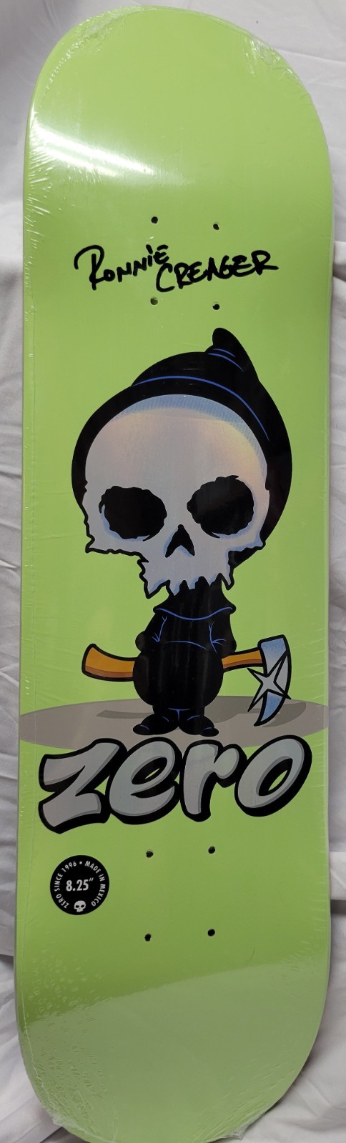SIGNED Zero Lil Reaper Blind Bag Ronnie Creager IRIDESCENT Deck 1 of 100 SIGNED Zero Lil Reaper Blind Bag Ronnie Creager IRIDESCENT Deck 1 of 100
