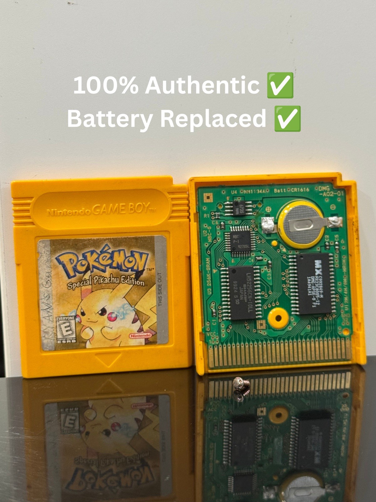 Pokemon Yellow Nintendo Gameboy | AUTHENTIC | NEW BATTERY ✅ Pokemon Yellow Nintendo Gameboy | AUTHENTIC | NEW BATTERY ✅