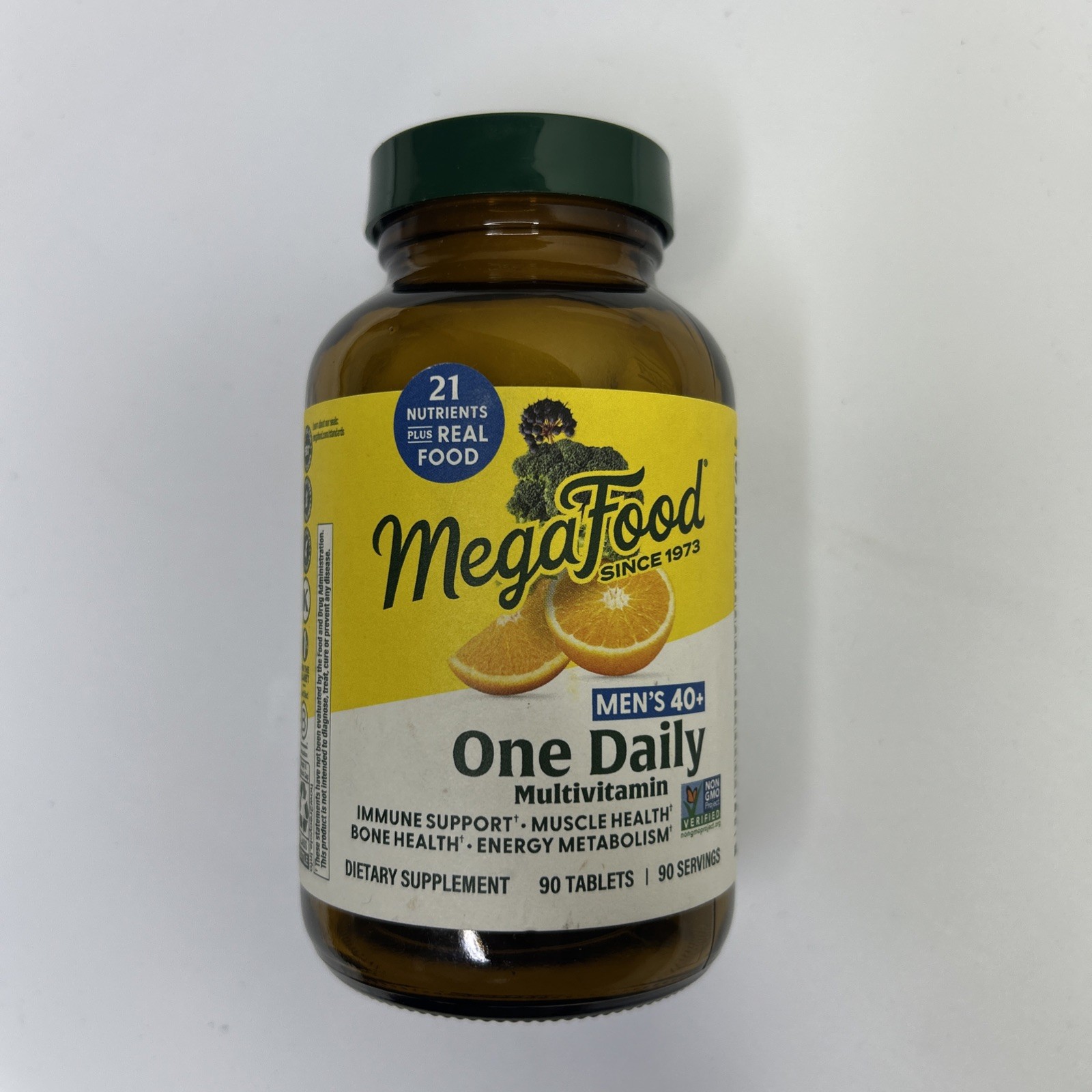MegaFood Men Over 40 One Daily Iron Free 90 Tablets Dairy-Free Gluten-Free MegaFood Men Over 40 One Daily Iron Free 90 Tablets Dairy-Free Gluten-Free