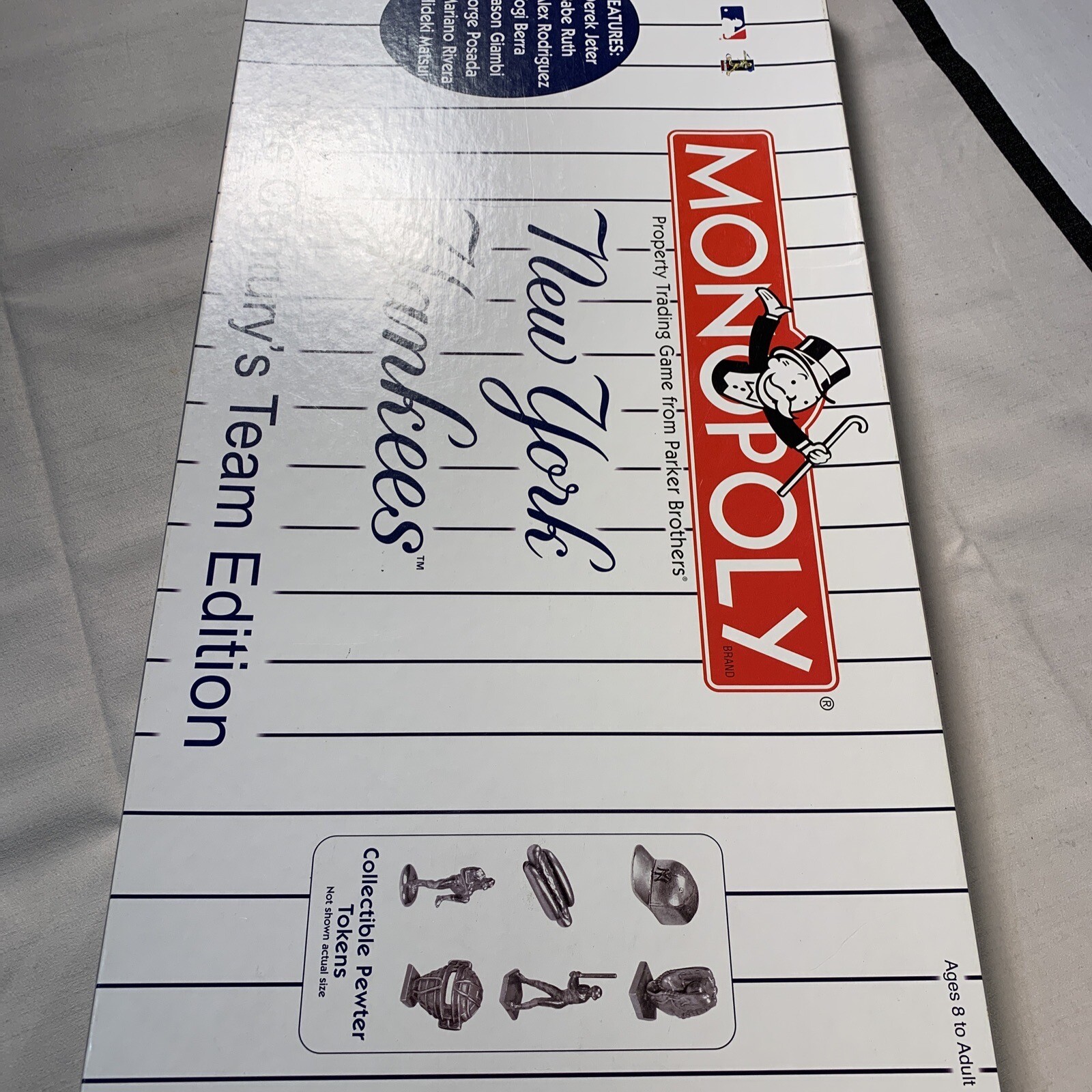 New York Yankees The Century\'s Team Edition Monopoly Board Game Pre Owned