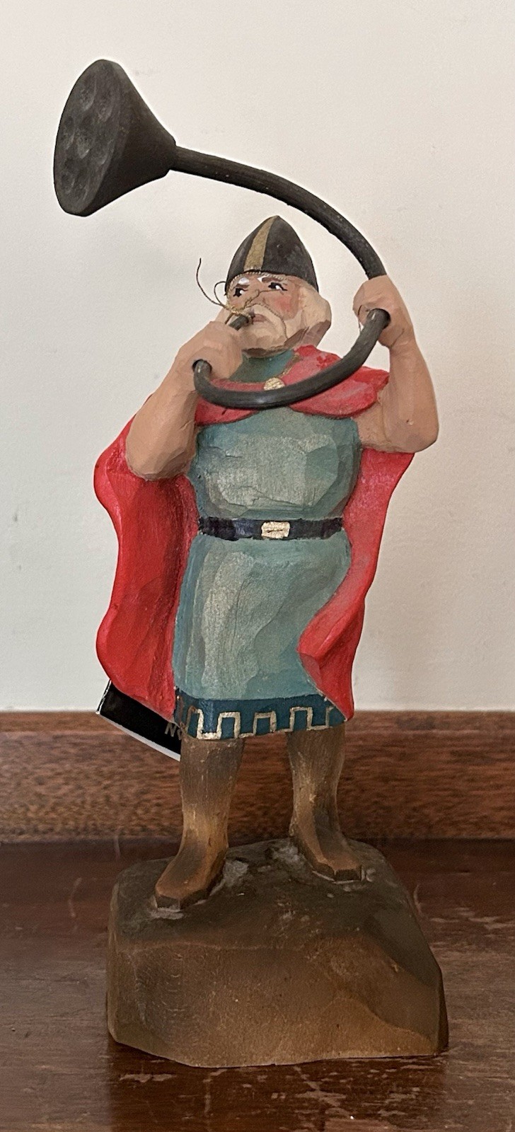 Vtg Henning Engelsen (1918-2005) ~ Norway ~ Viking Warrior ~ 8” tall w/Tag