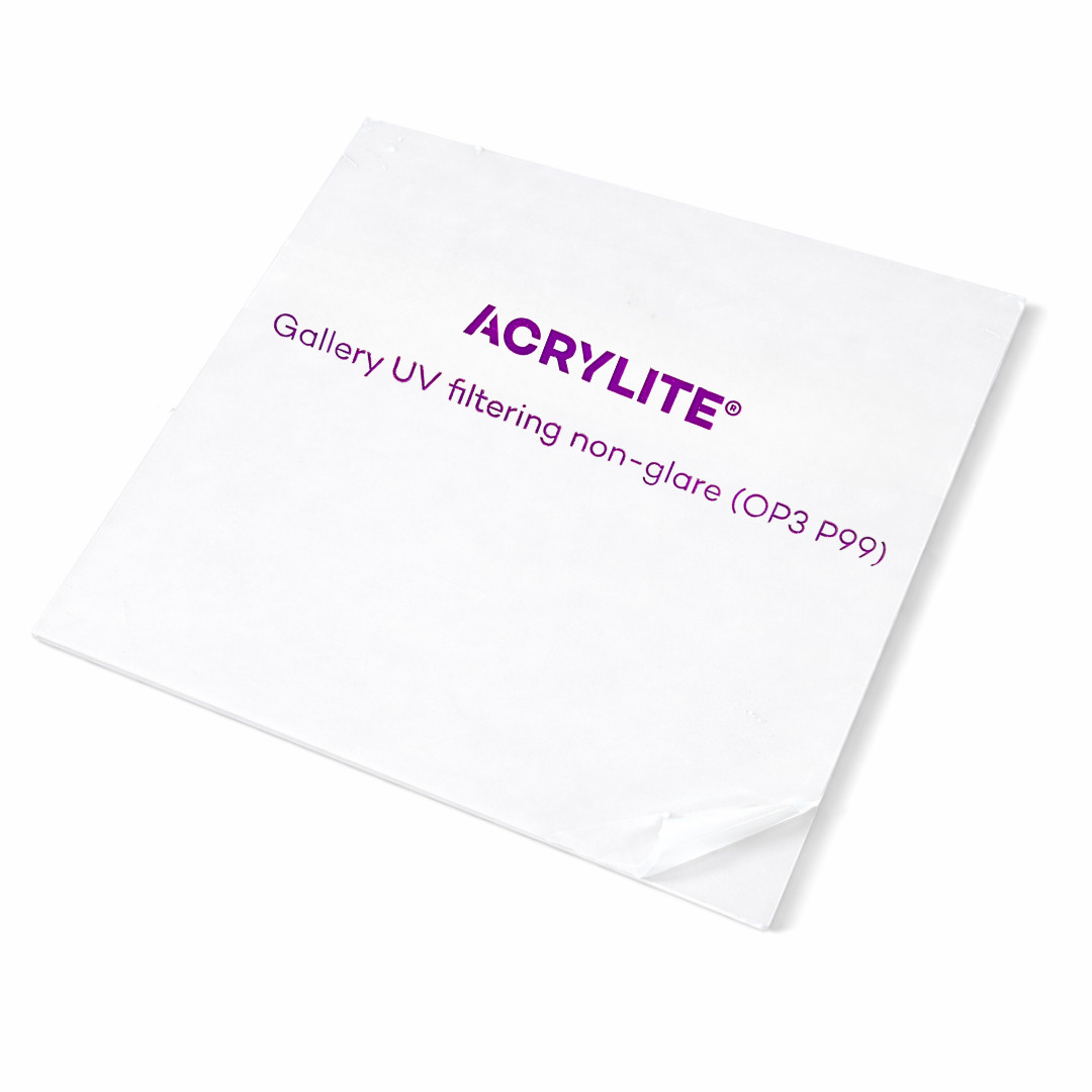 Acrylic Glass Non Glare 99% UV Protected Shatterproof Museum Display For Frames